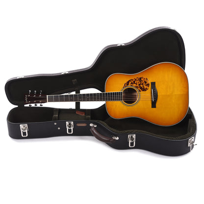 Santa Cruz D/PW Bearclaw German Spruce/Honduran Rosewood Georgia Peach Sunburst Acoustic Guitars / Dreadnought