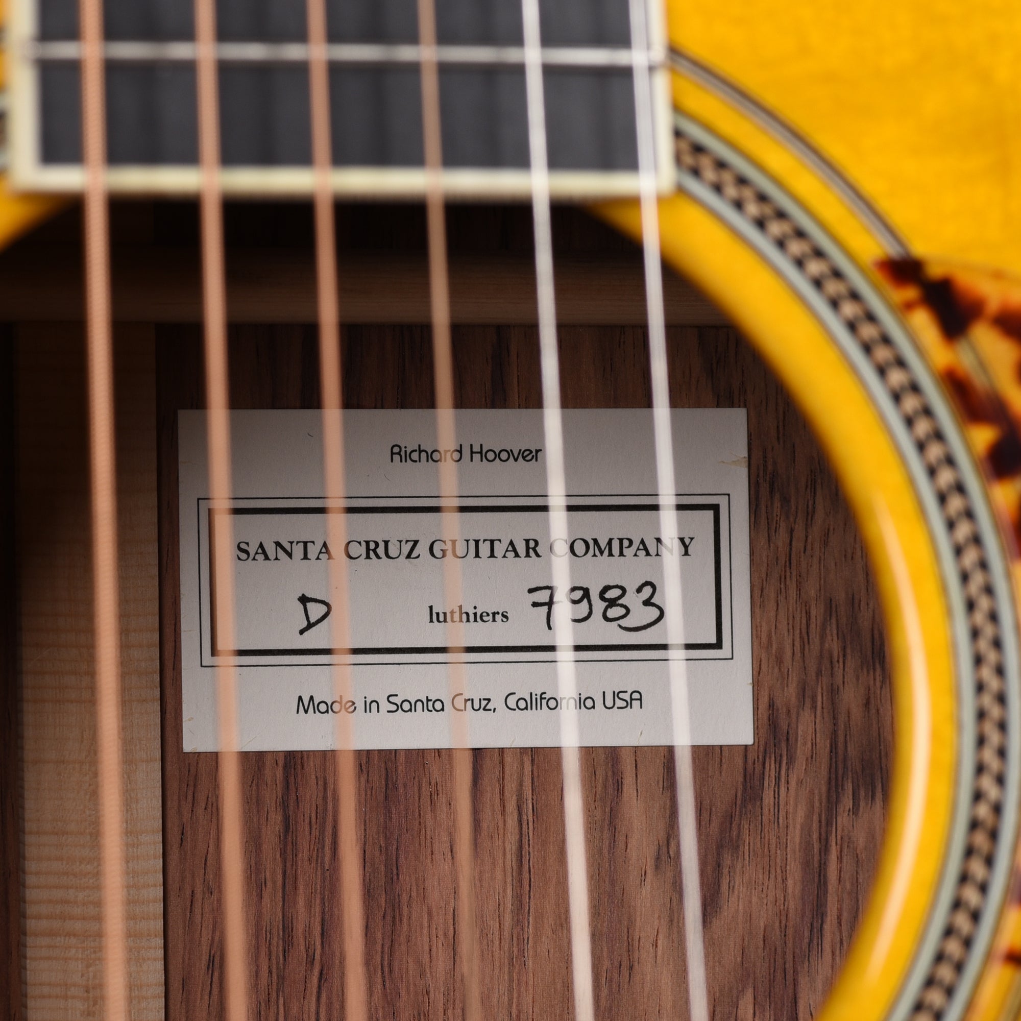 Santa Cruz D/PW Bearclaw German Spruce/Honduran Rosewood Georgia Peach Sunburst Acoustic Guitars / Dreadnought