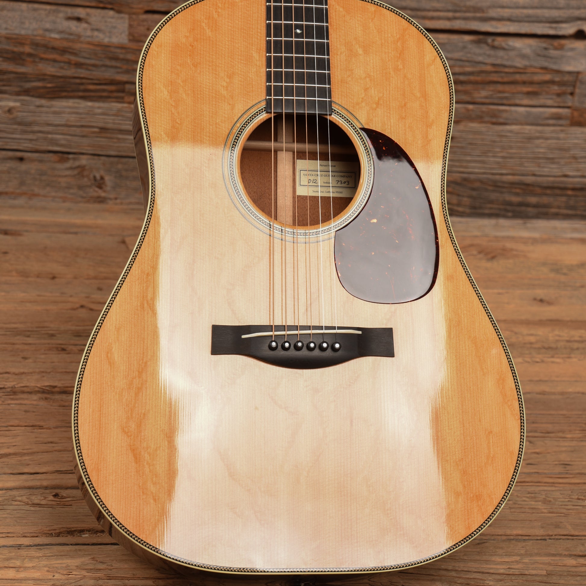 Santa Cruz D12 Natural Acoustic Guitars / Dreadnought