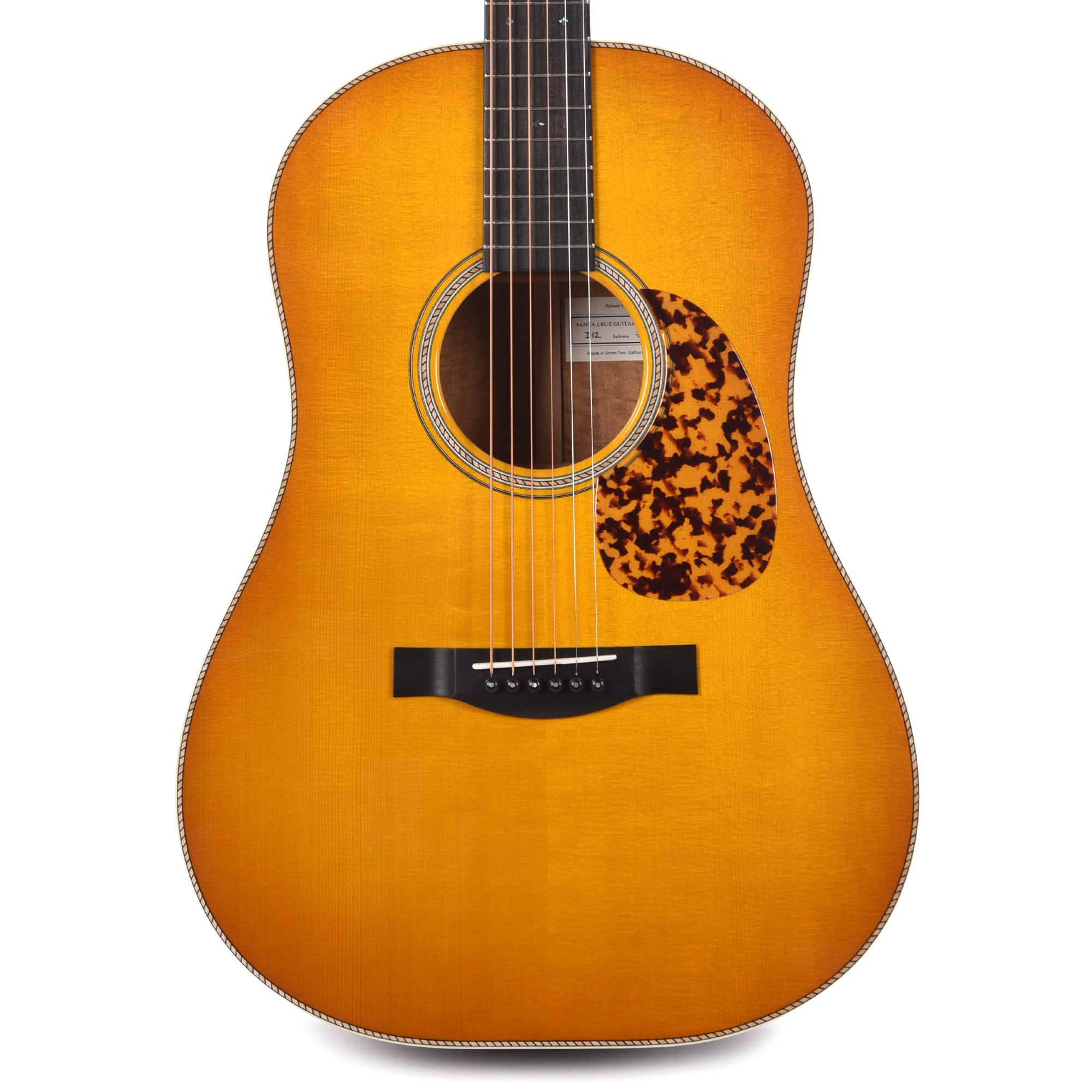 Santa Cruz Guitar Company D-12 Bearclaw German Spruce/Beeswing Mahogany Buttered Toast Sunburst Acoustic Guitars / Dreadnought