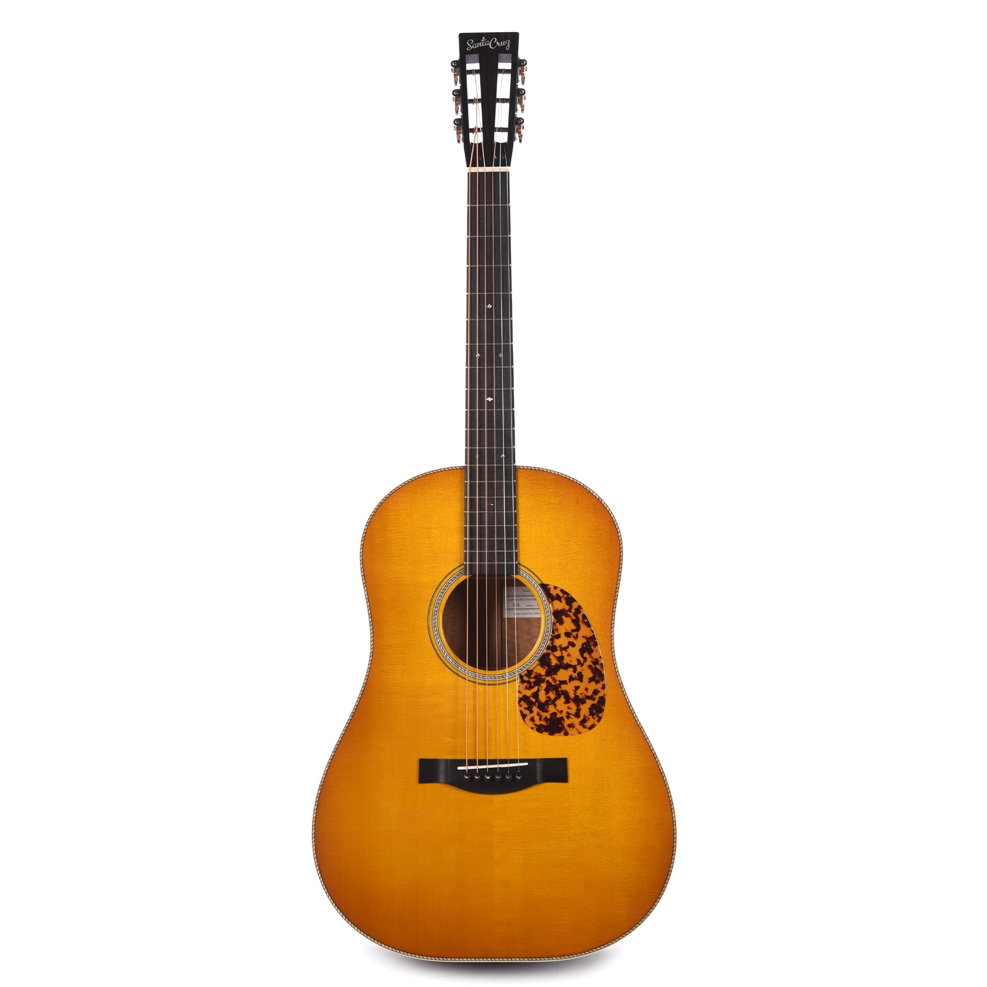 Santa Cruz Guitar Company D-12 Bearclaw German Spruce/Beeswing Mahogany Buttered Toast Sunburst Acoustic Guitars / Dreadnought