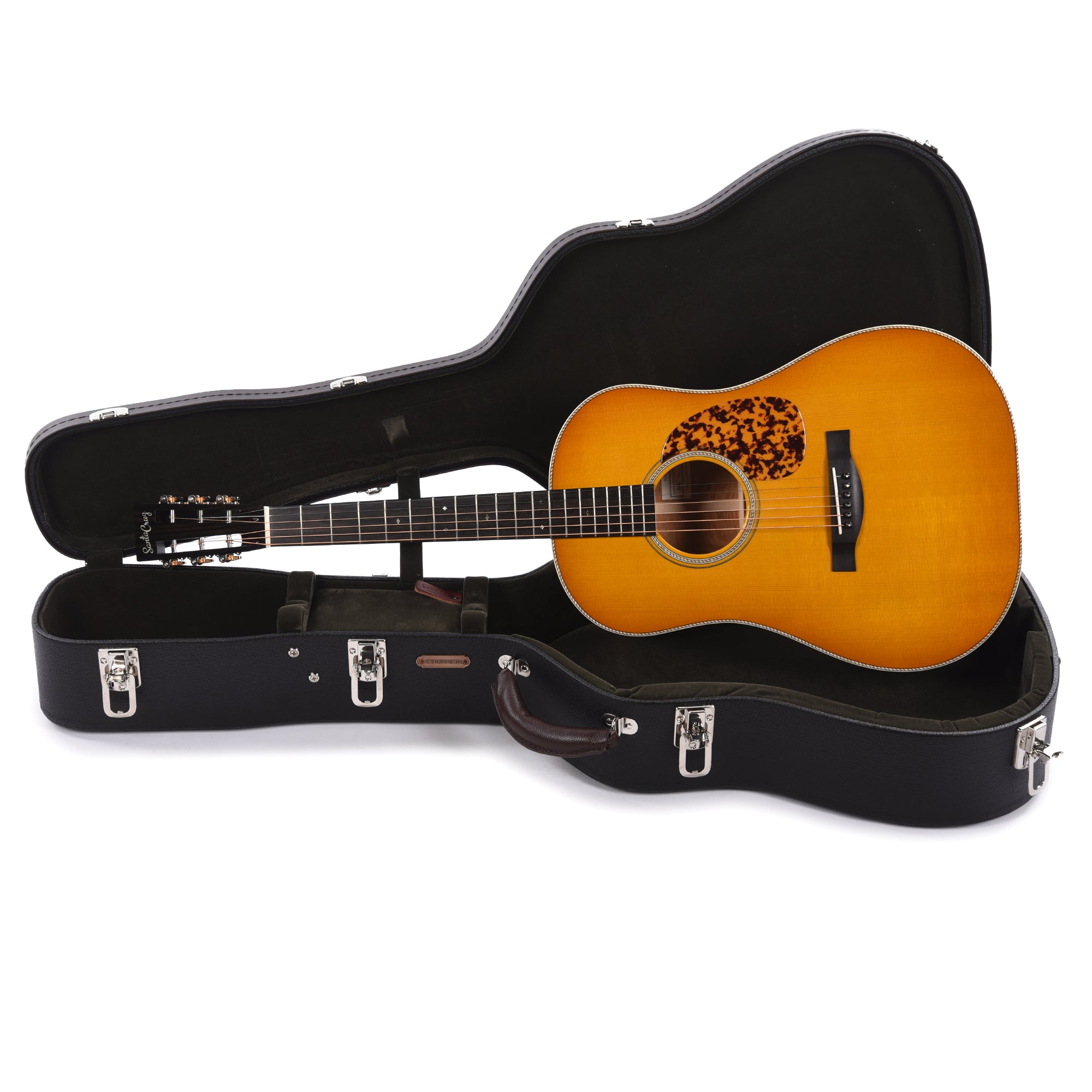 Santa Cruz Guitar Company D-12 Bearclaw German Spruce/Beeswing Mahogany Buttered Toast Sunburst Acoustic Guitars / Dreadnought