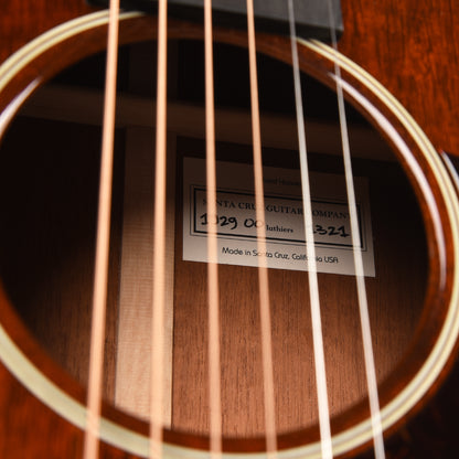 Santa Cruz 1929 OO Mahogany Natural Acoustic Guitars / OM and Auditorium