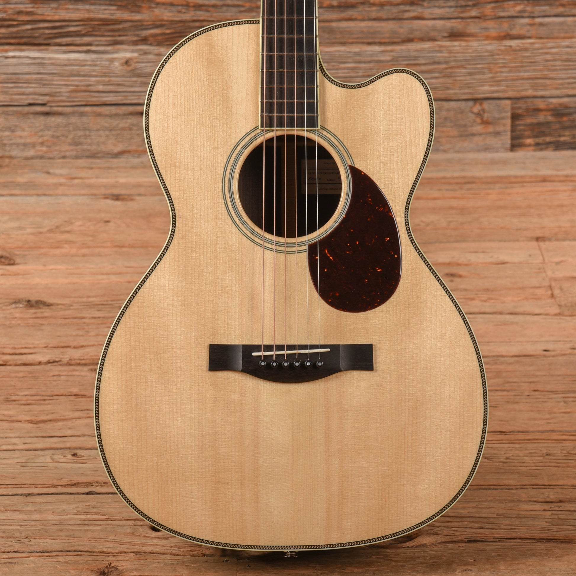 Santa Cruz Custom 000 Natural Acoustic Guitars / OM and Auditorium