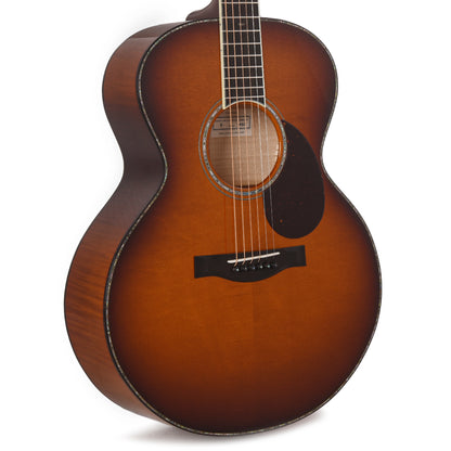 Santa Cruz F Model Bearclaw German Spruce/Flamed Maple Full Body Sunburst Acoustic Guitars / OM and Auditorium
