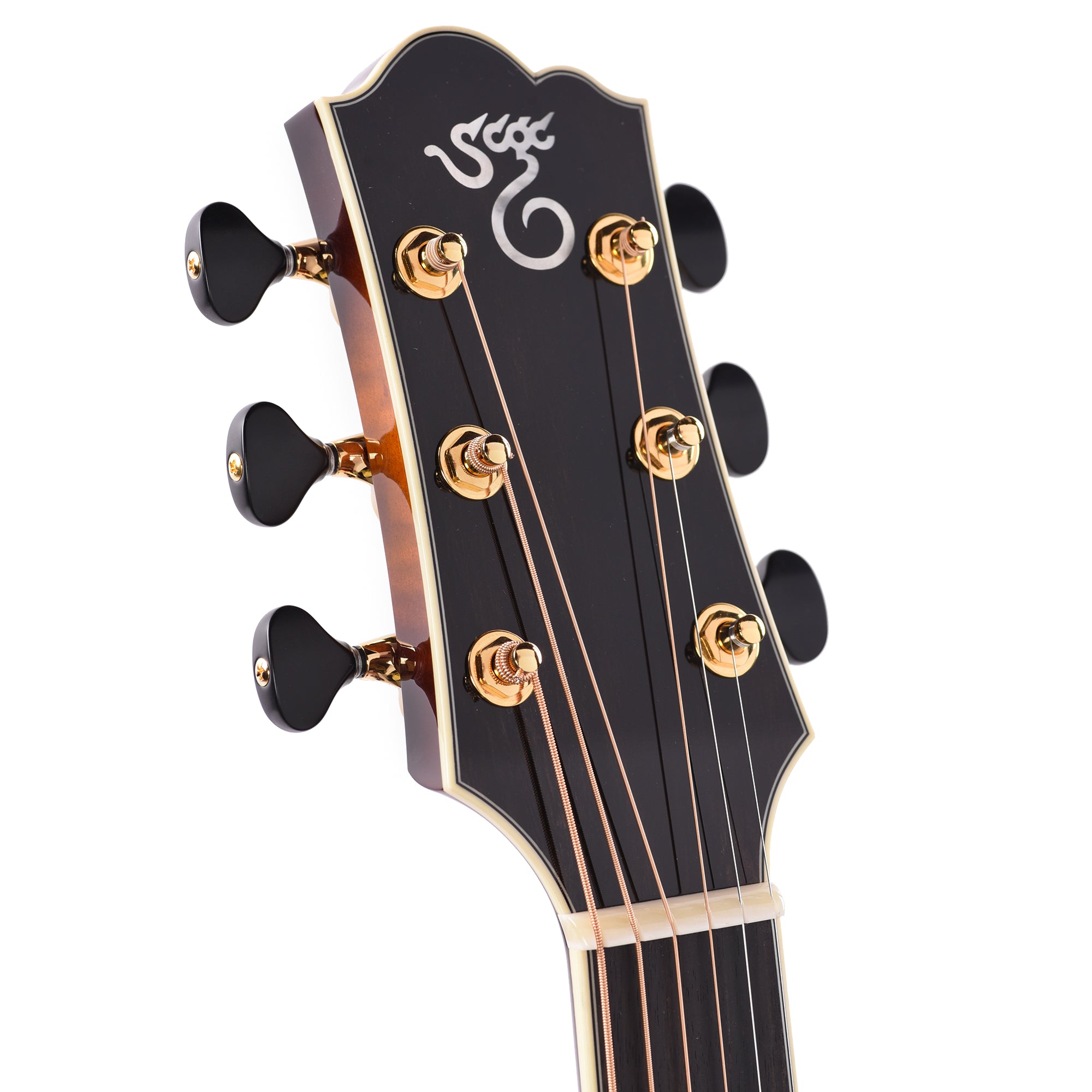 Santa Cruz F Model Bearclaw German Spruce/Flamed Maple Full Body Sunburst Acoustic Guitars / OM and Auditorium