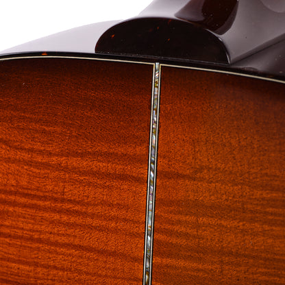 Santa Cruz F Model Bearclaw German Spruce/Flamed Maple Full Body Sunburst Acoustic Guitars / OM and Auditorium