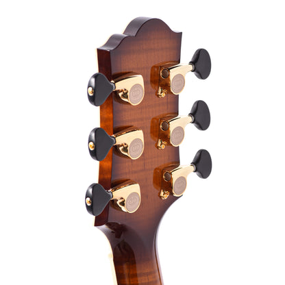 Santa Cruz F Model Bearclaw German Spruce/Flamed Maple Full Body Sunburst Acoustic Guitars / OM and Auditorium