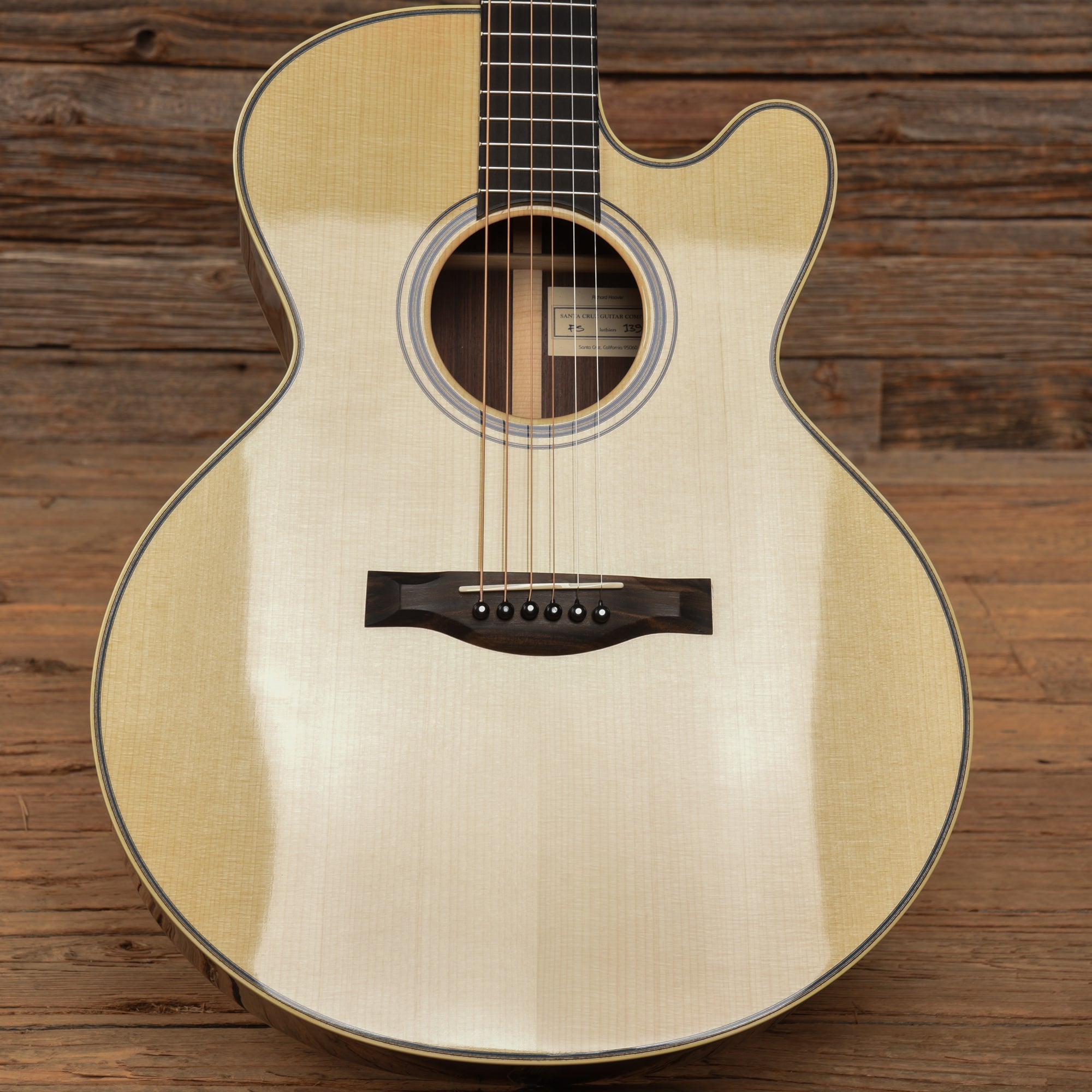 Santa Cruz FS Adirondack/Rosewood Natural Acoustic Guitars / OM and Auditorium