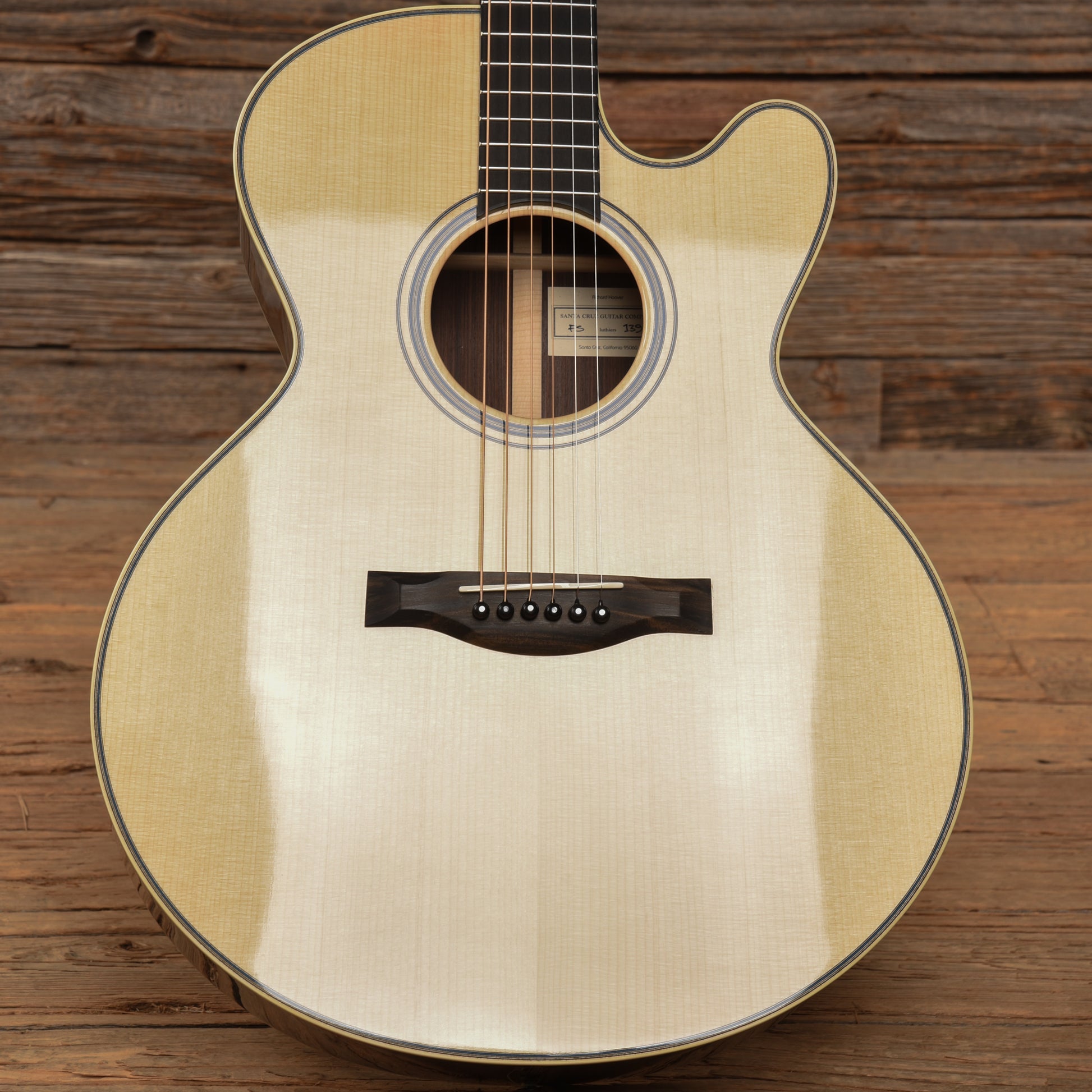 Santa Cruz FS Adirondack/Rosewood Natural Acoustic Guitars / OM and Auditorium