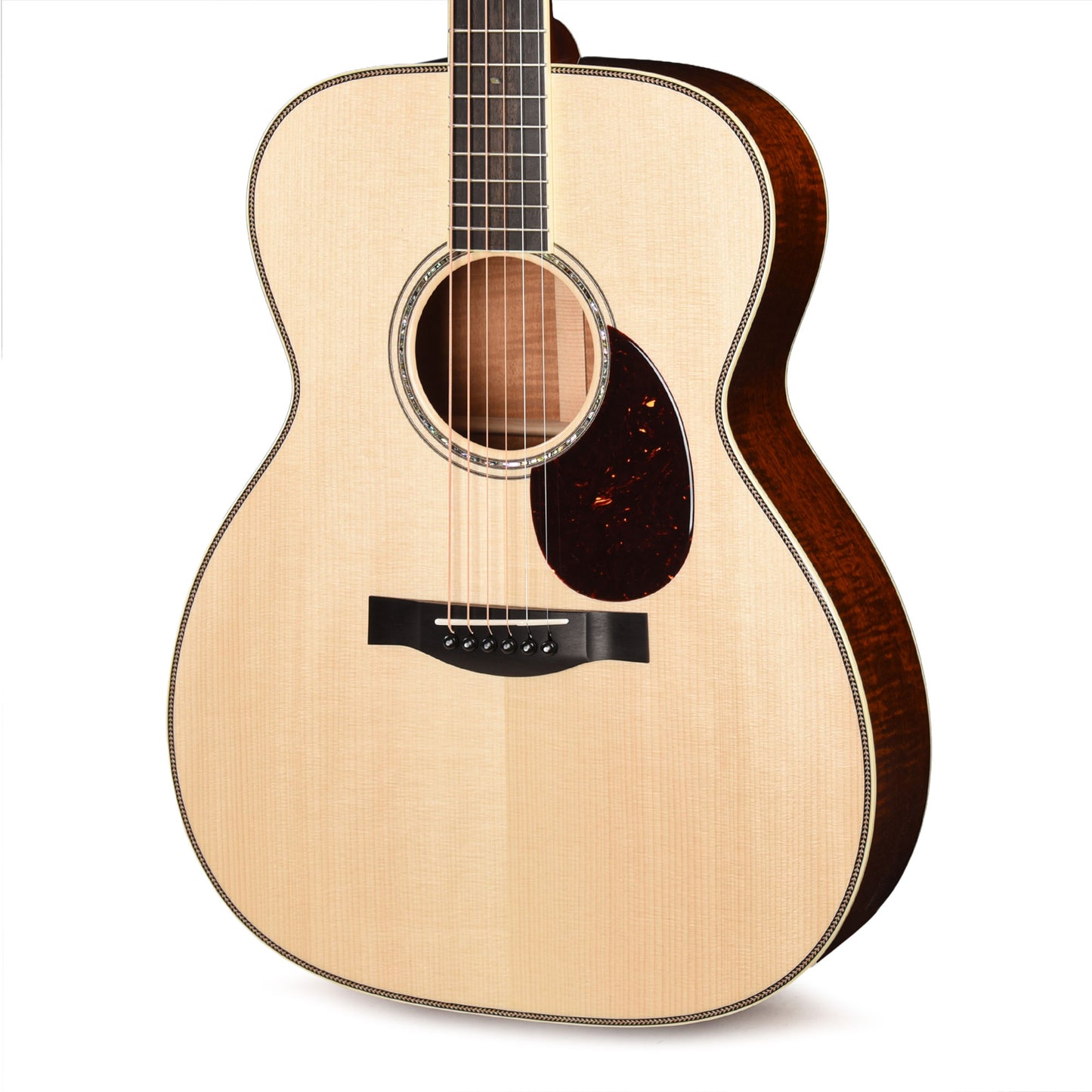 Santa Cruz OM Grand Old Growth Adirondack Spruce/Flamed Mahogany Natural Acoustic Guitars / OM and Auditorium