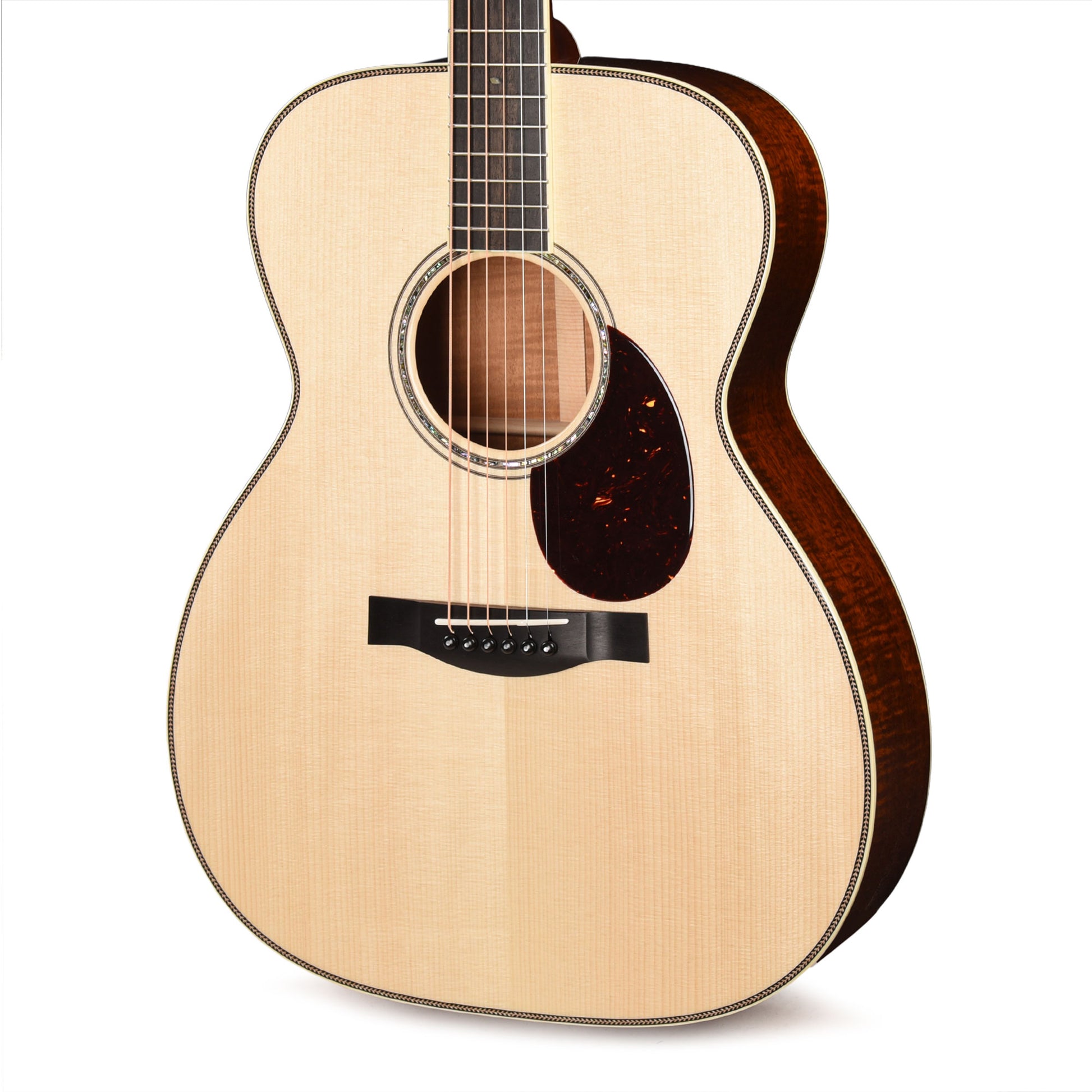 Santa Cruz OM Grand Old Growth Adirondack Spruce/Flamed Mahogany Natural Acoustic Guitars / OM and Auditorium