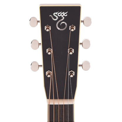 Santa Cruz OM Grand Old Growth Adirondack Spruce/Flamed Mahogany Natural Acoustic Guitars / OM and Auditorium