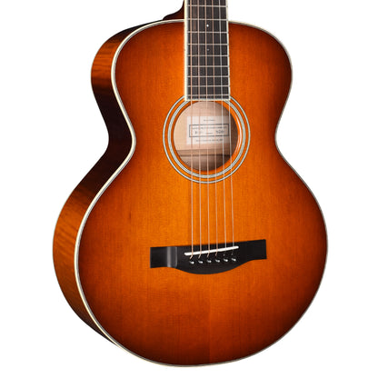 Santa Cruz Firefly Cedar/Flamed Maple Perimeter Sunburst Acoustic Guitars