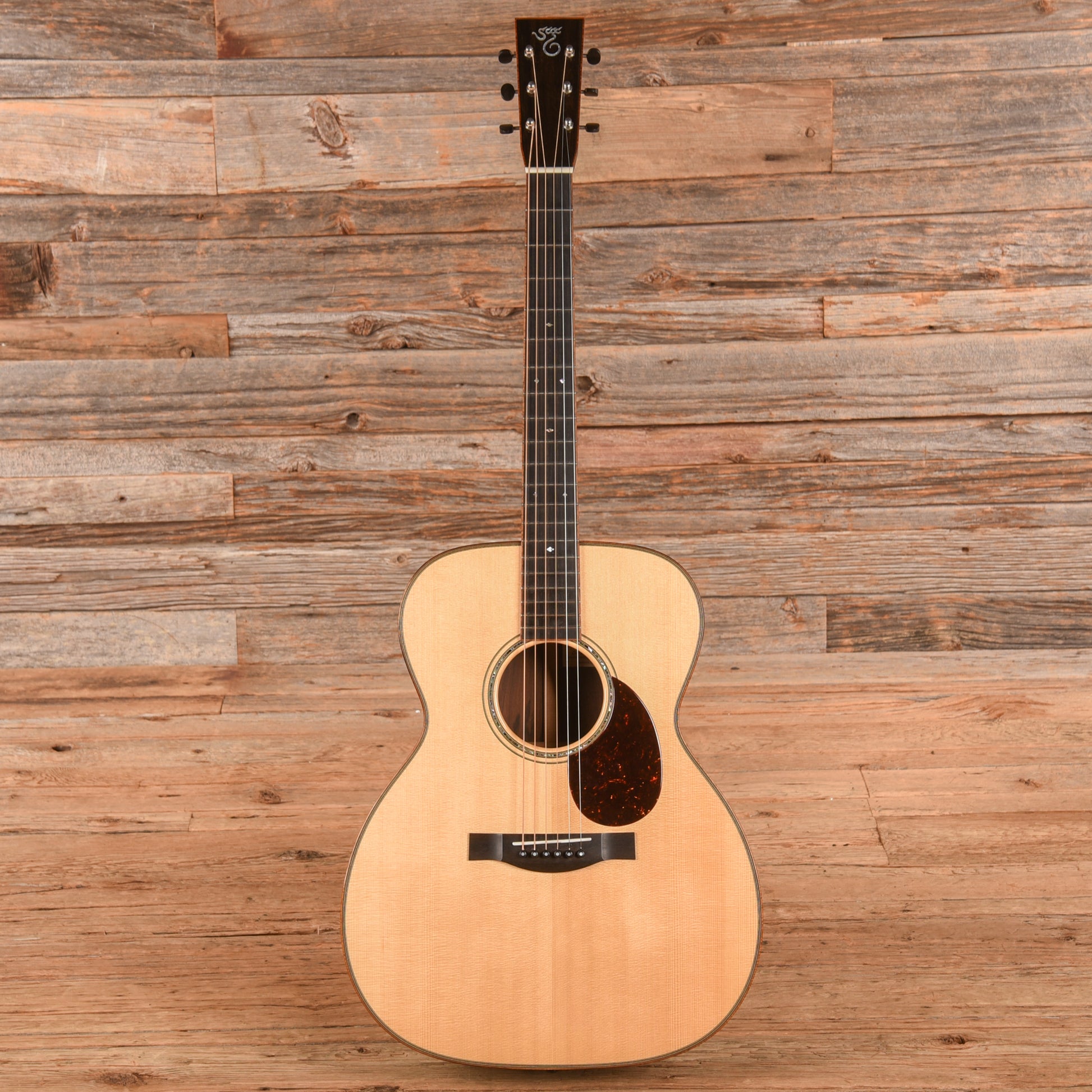Santa Cruz OM Grand Brazilian Rosewood and Moon Spruce Natural Acoustic Guitars