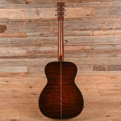 Santa Cruz OM "The Tree" Quilted Mahogany and "Tunnel 13" Redwood Natural Acoustic Guitars