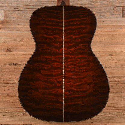 Santa Cruz OM "The Tree" Quilted Mahogany and "Tunnel 13" Redwood Natural Acoustic Guitars