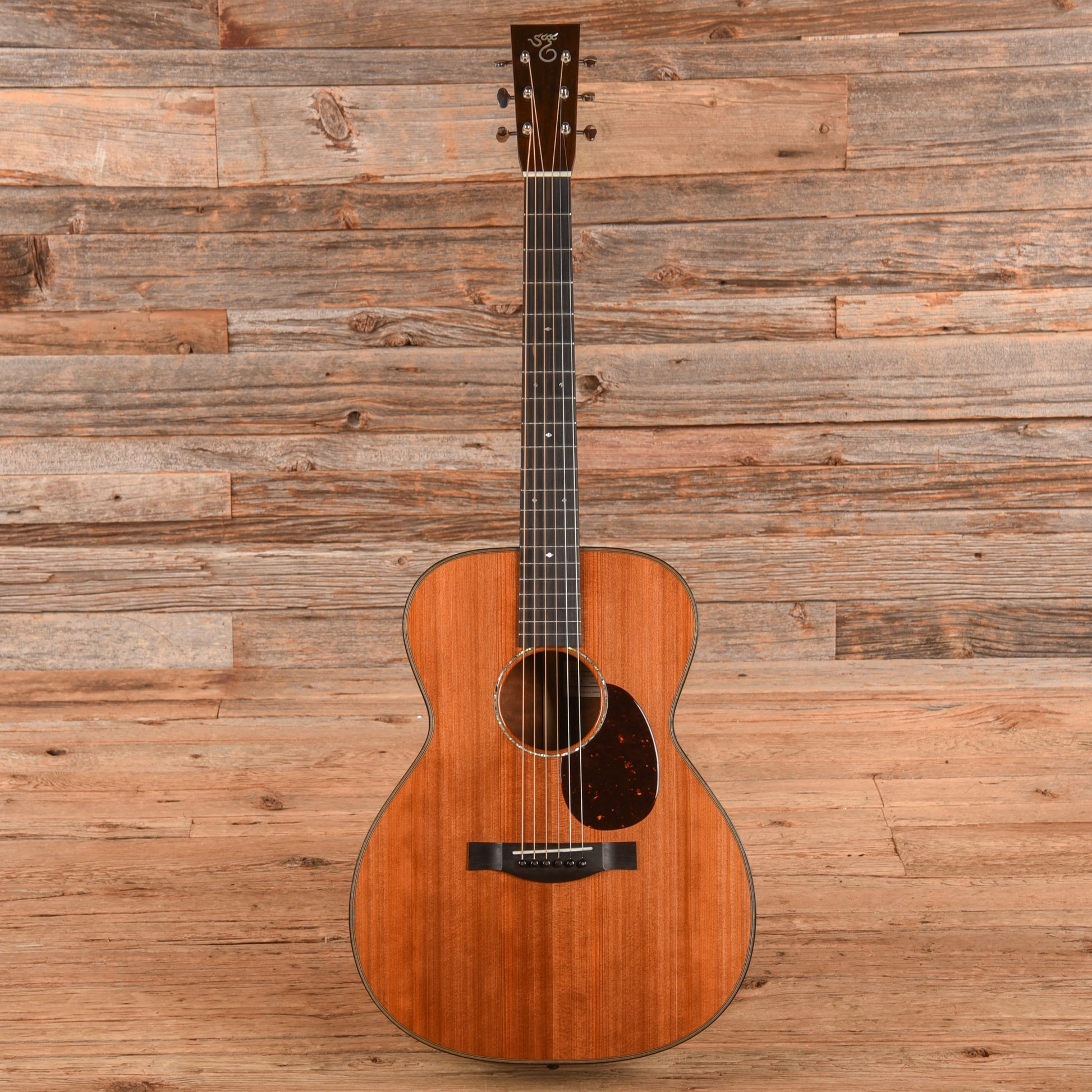 Santa Cruz OM "The Tree" Quilted Mahogany and "Tunnel 13" Redwood Natural Acoustic Guitars