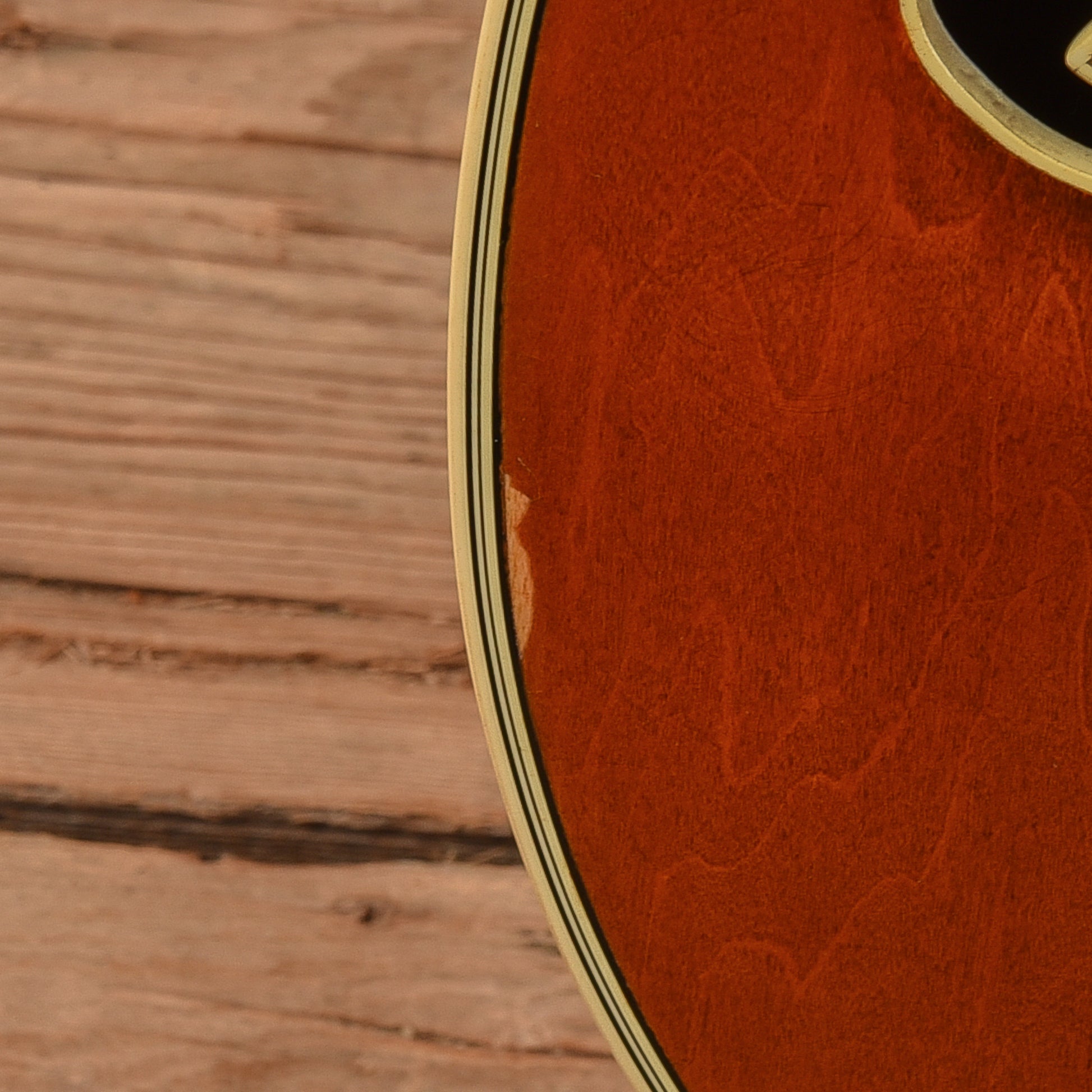 Santly 2 Pickup Hollwobody Sunburst Electric Guitars / Hollow Body