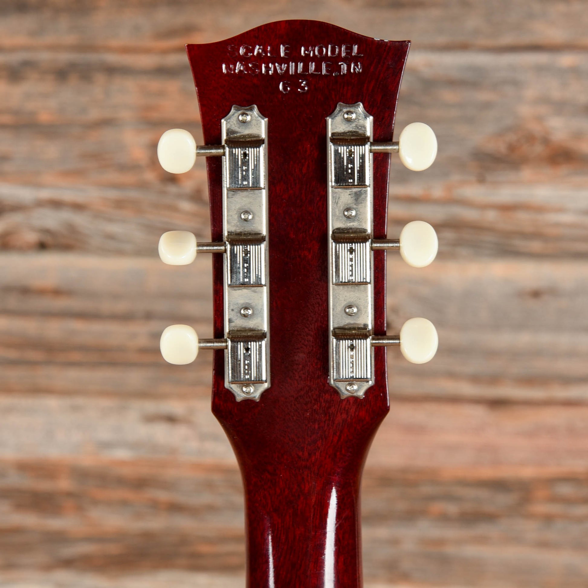 Scale Model Guitars Spitfire Junior Cherry Electric Guitars / Solid Body