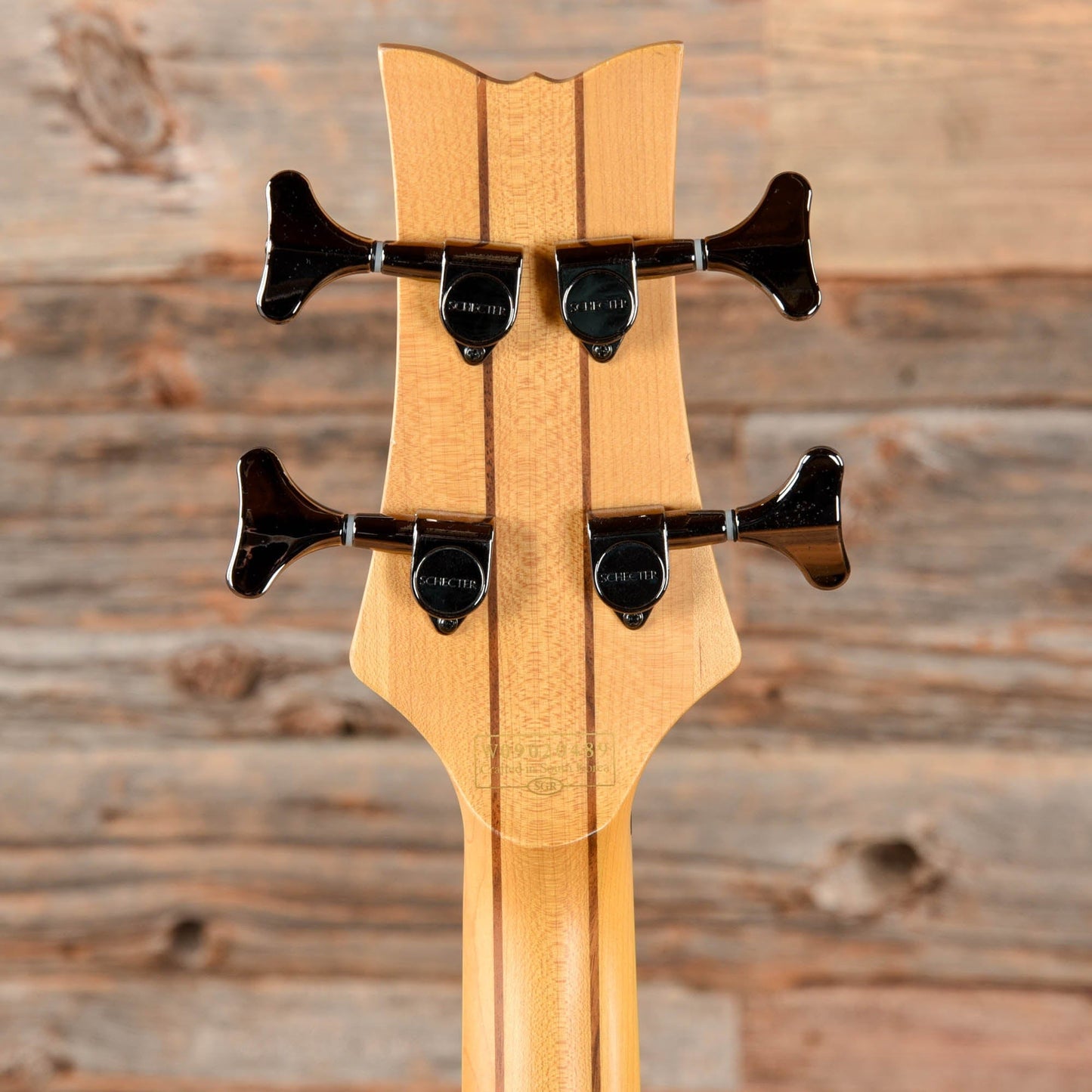 Schecter C-4 Custom Black Bass Guitars / 4-String