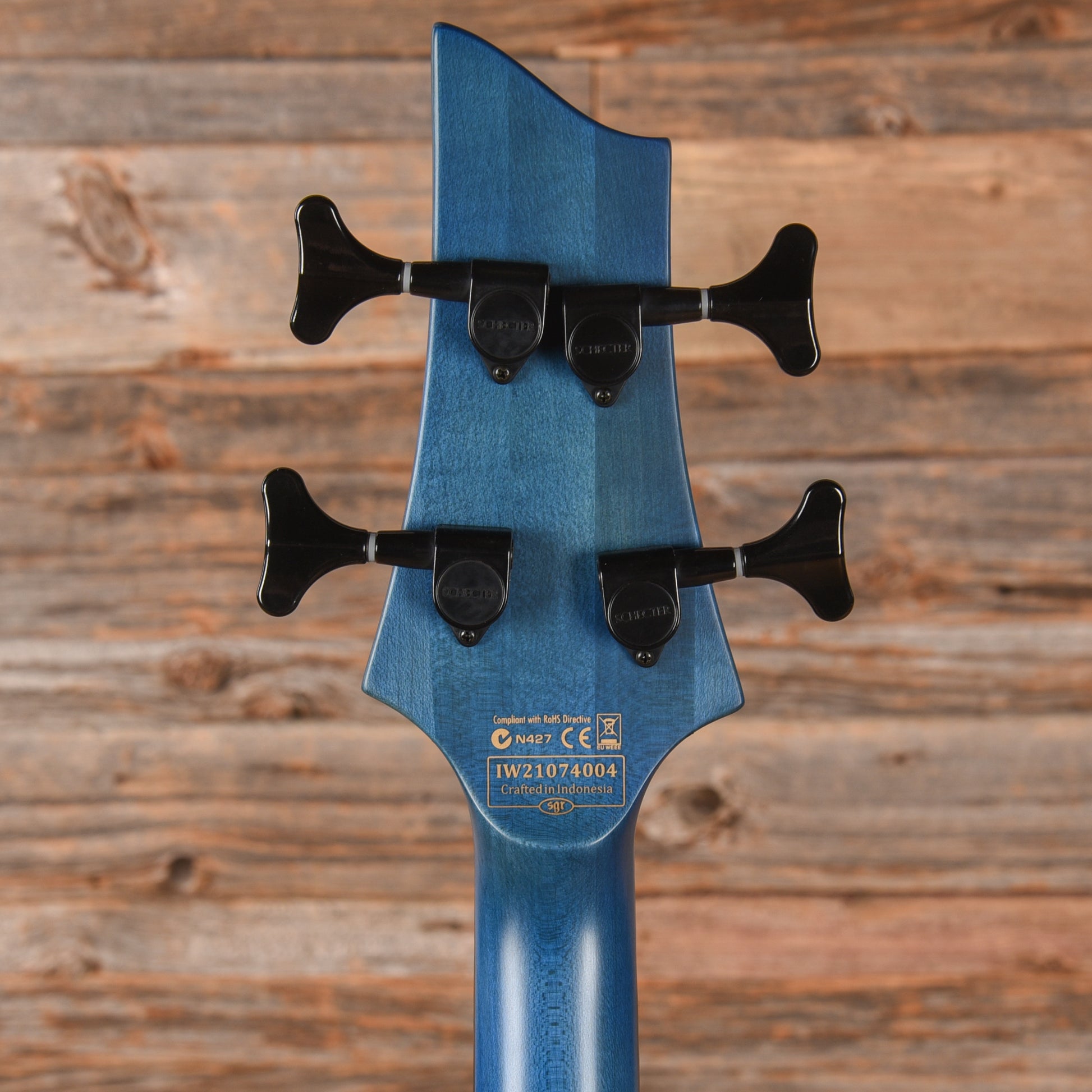 Schecter C-4 GT Transparent Blue 2021 Bass Guitars / 4-String