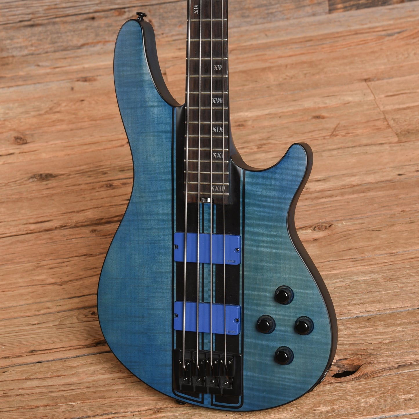 Schecter C-4 GT Transparent Blue 2021 Bass Guitars / 4-String