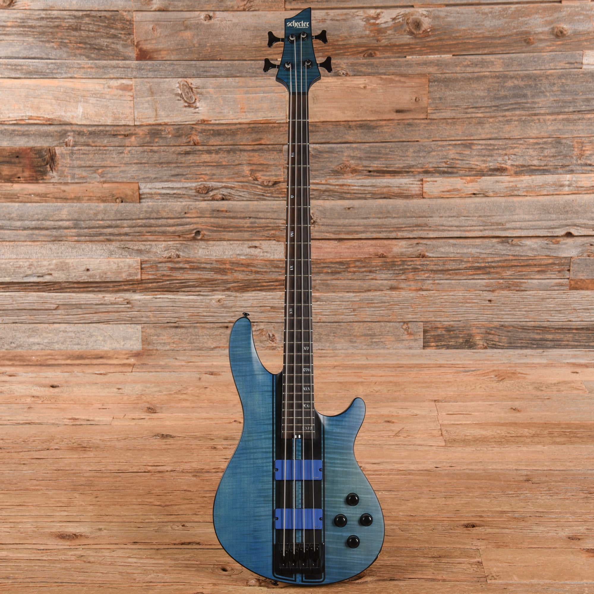 Schecter C-4 GT Transparent Blue 2021 Bass Guitars / 4-String