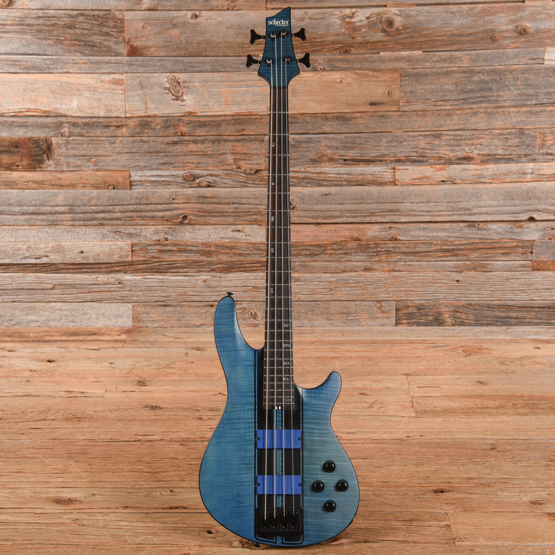 Schecter C-4 GT Transparent Blue 2021 Bass Guitars / 4-String