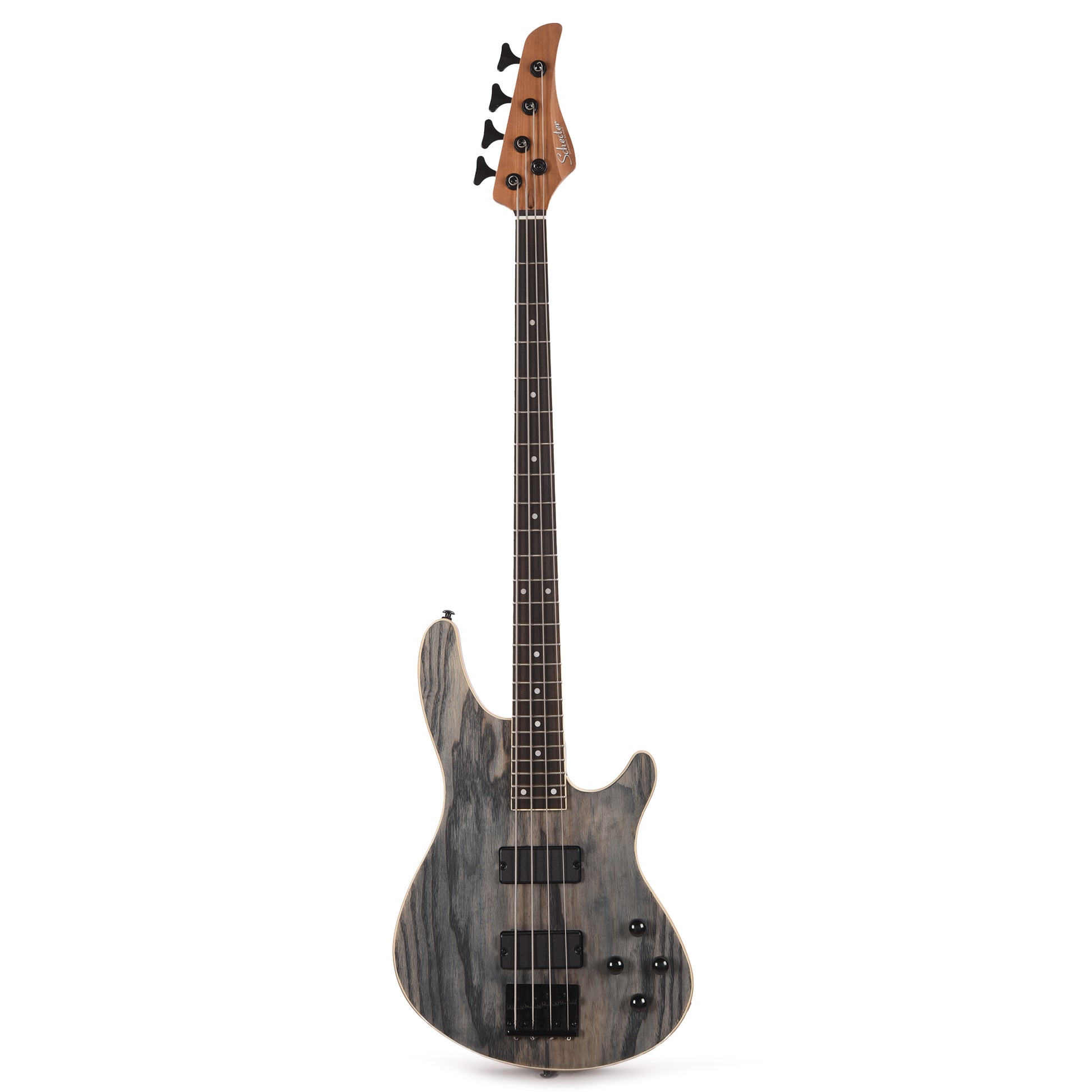 Schecter C-4 Standard Bass Guitar Charcoal Satin Bass Guitars / 4-String