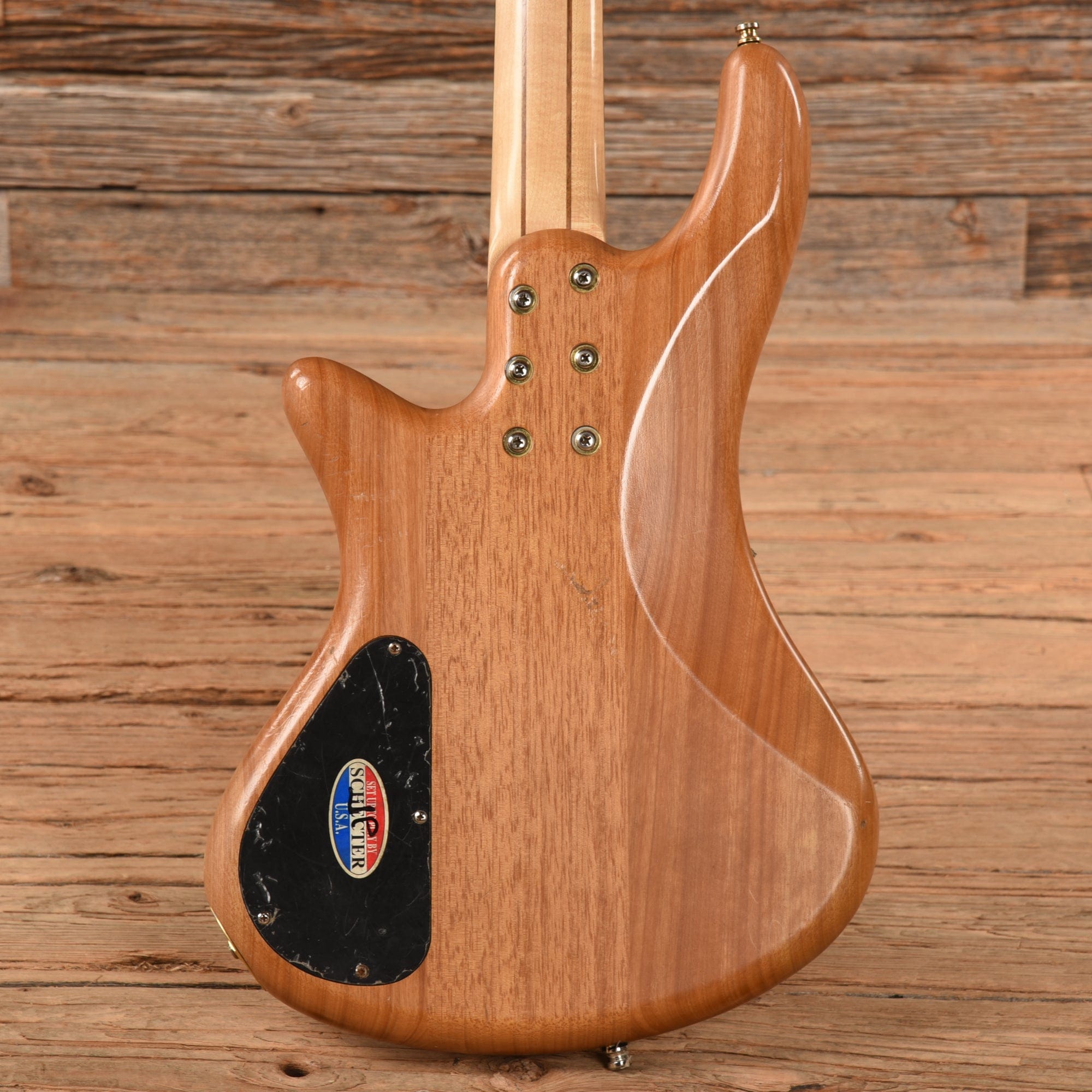 Schector Diamond Schecter Diamond Series Stiletto Custom 4 Natural – Chicago Music Exchange