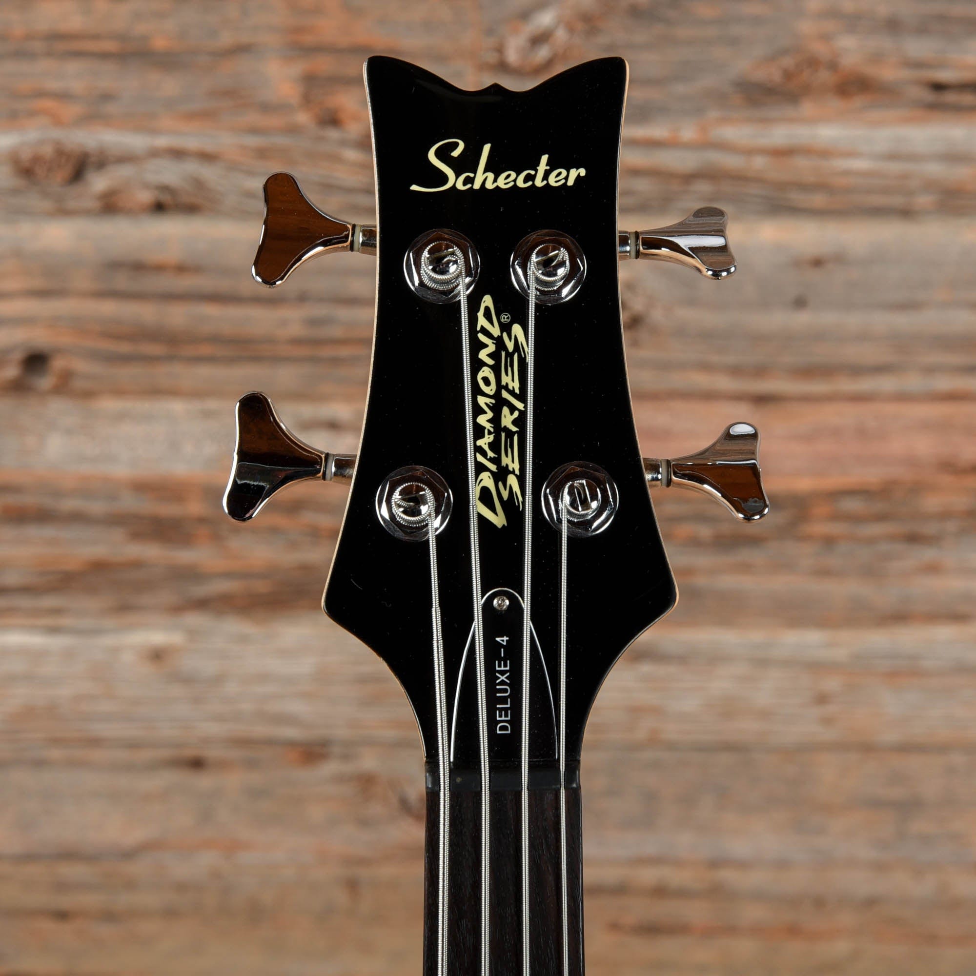 Schector Diamond Schecter Diamond Series Stiletto Deluxe 4 Black – Chicago Music Exchange