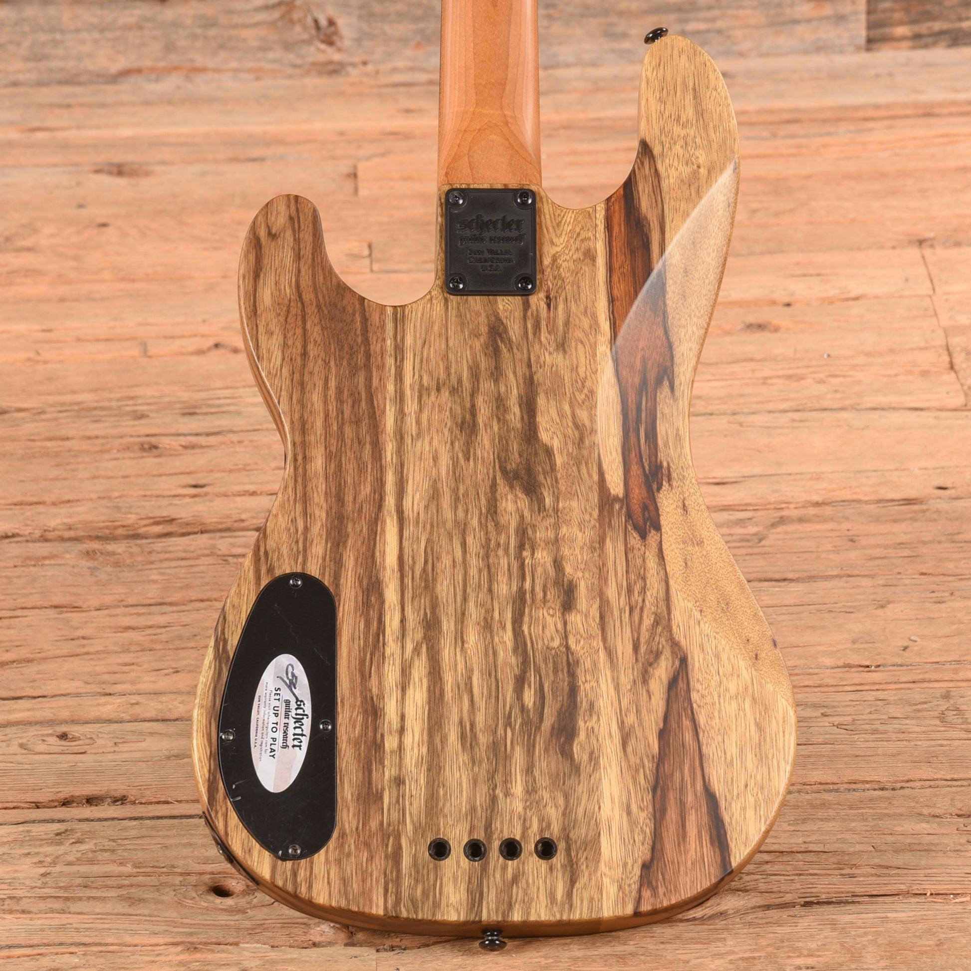 Schecter Model-T 4 Exotic Black Limba  2023 Bass Guitars / 4-String