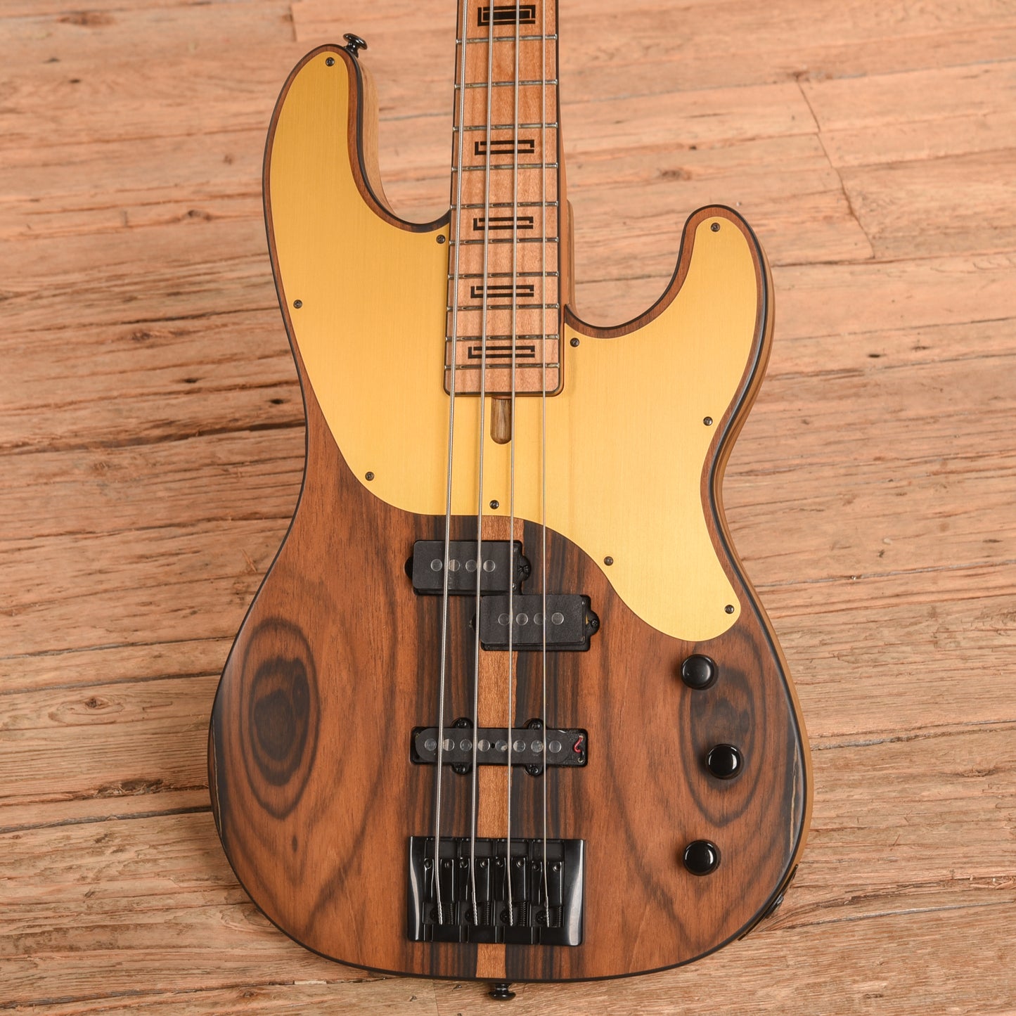 Schecter Model-T 4 Exotic Black Limba  2023 Bass Guitars / 4-String