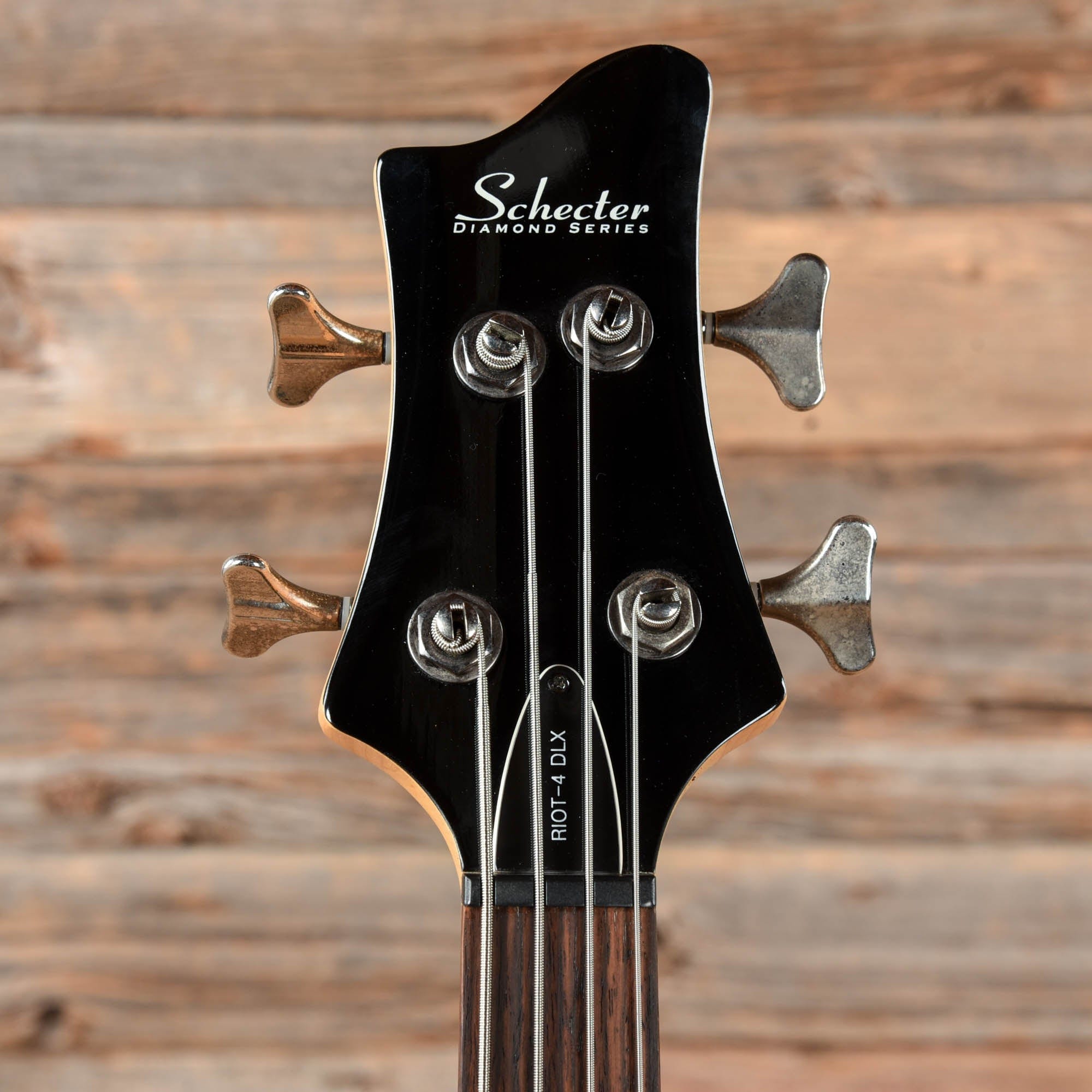 Schecter Riot Bass Schecter Riot 4 DLX Grey 2010 – Chicago Music Exchange