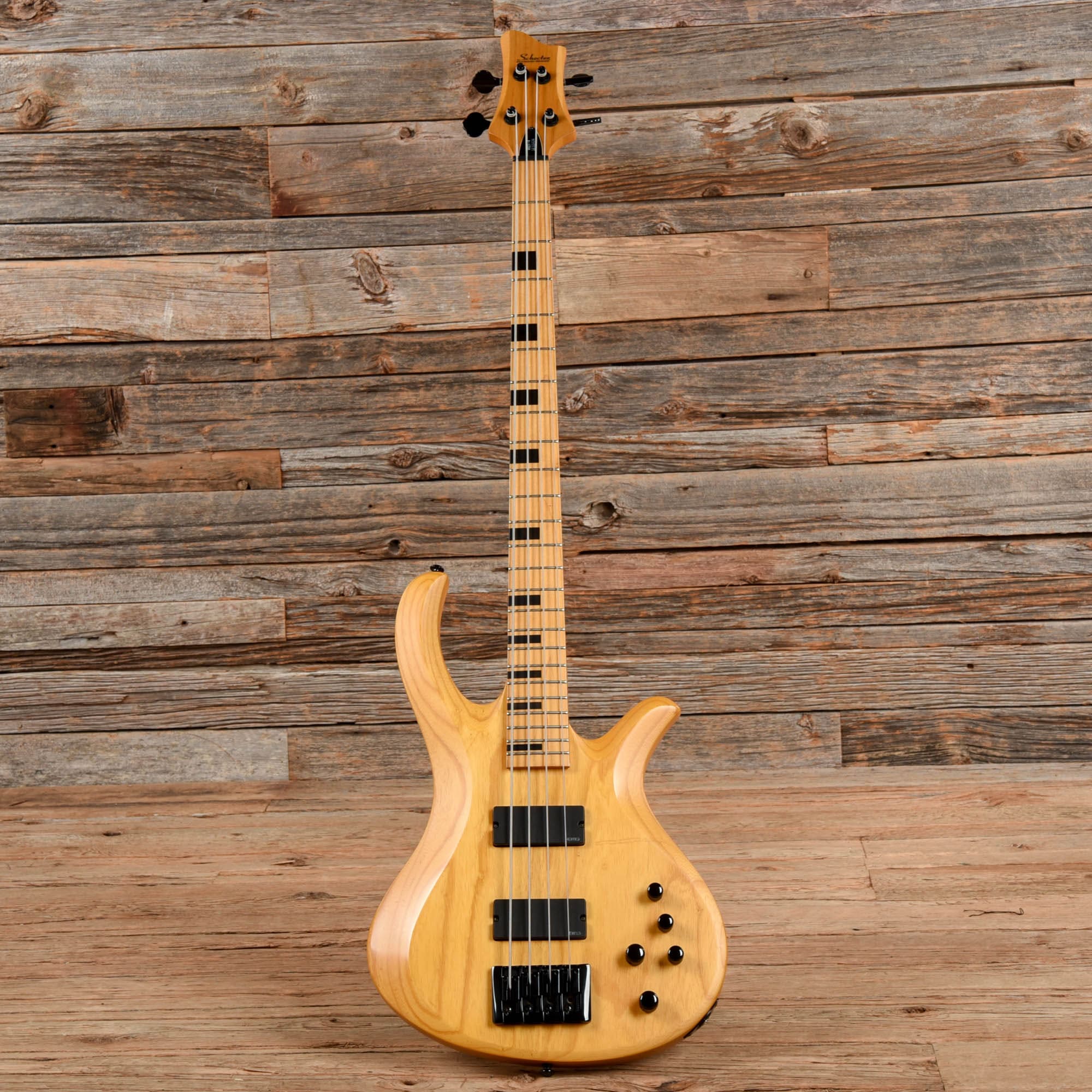 Schector Riot 4 Schecter Riot-4 Session Natural 2015 – Chicago Music Exchange