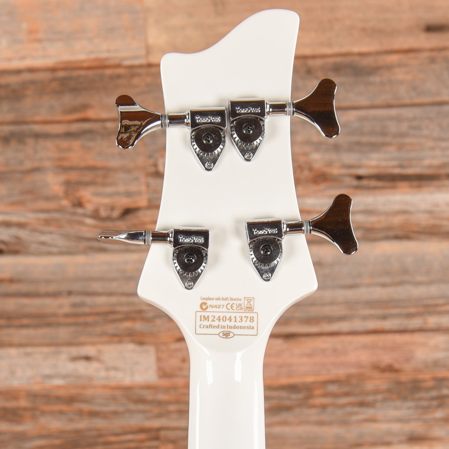Schecter Stargazer-4 Bass Gloss White 2024 Bass Guitars / 4-String