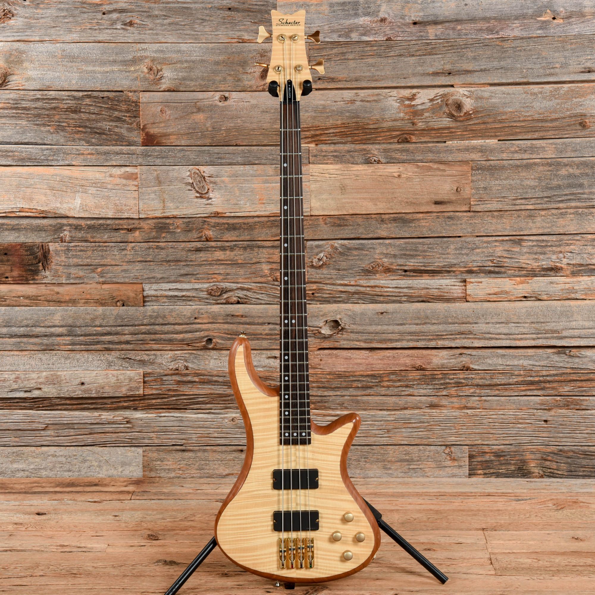 Schecter Stiletto Custom-4 Natural Bass Guitars / 4-String