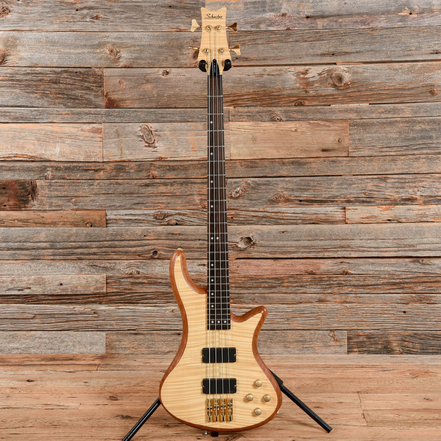 Schecter Stiletto Custom-4 Natural Bass Guitars / 4-String
