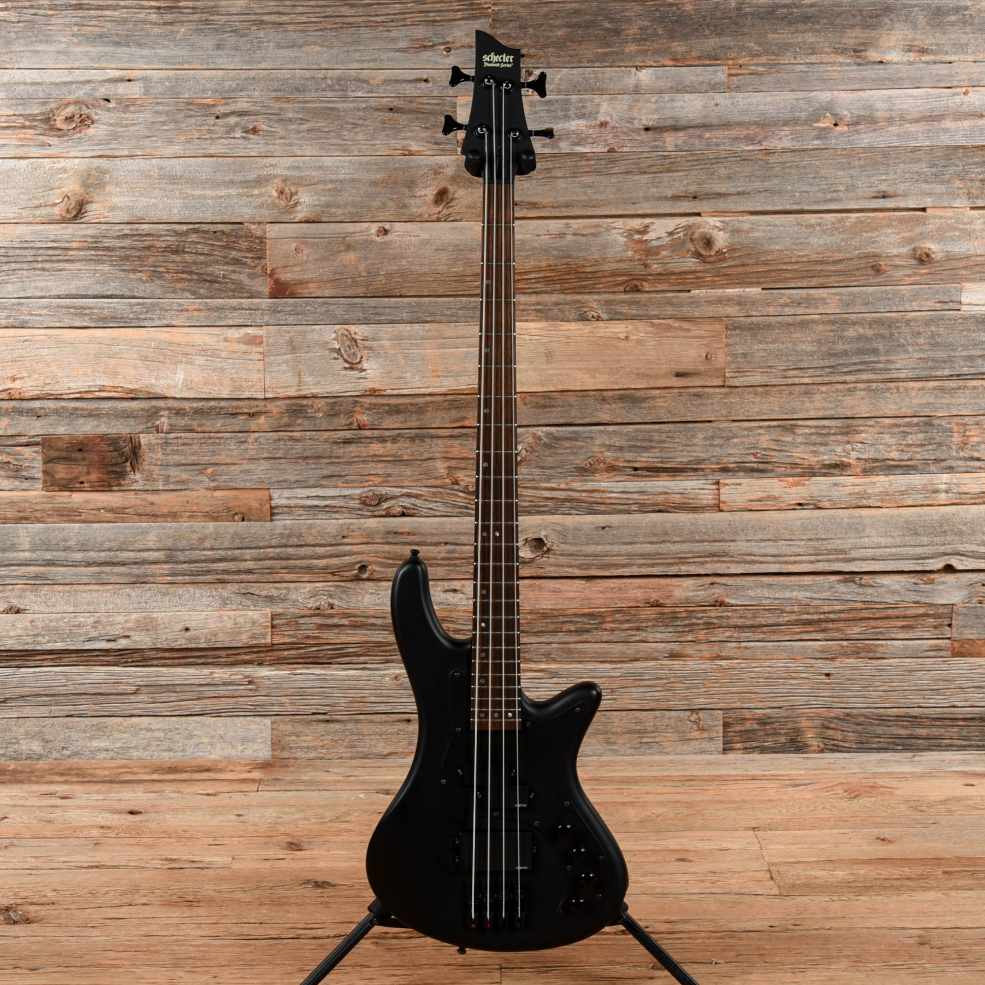 Schecter Stiletto Stealth-4 Satin Black 2019 Bass Guitars / 4-String