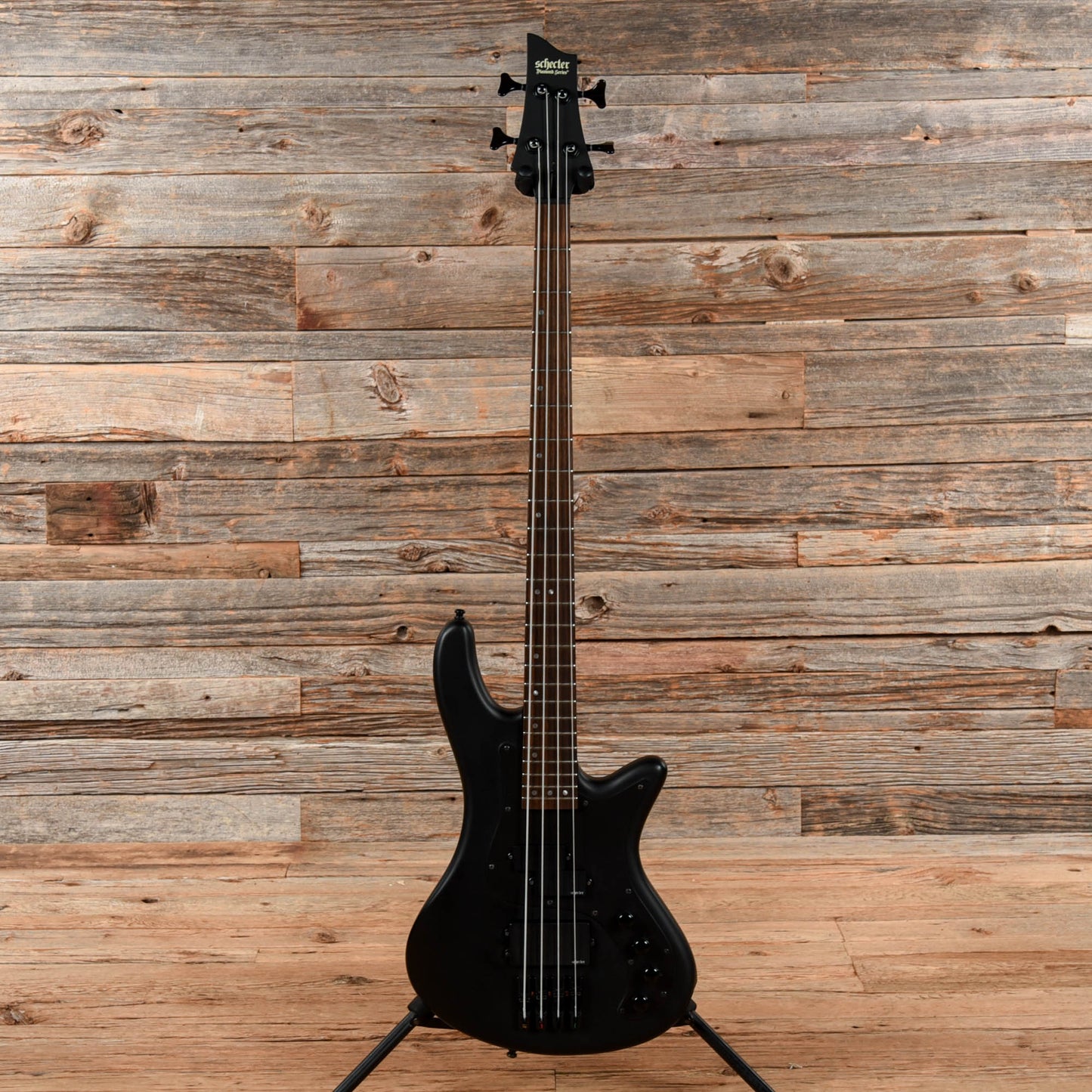 Schecter Stiletto Stealth-4 Satin Black 2019 Bass Guitars / 4-String