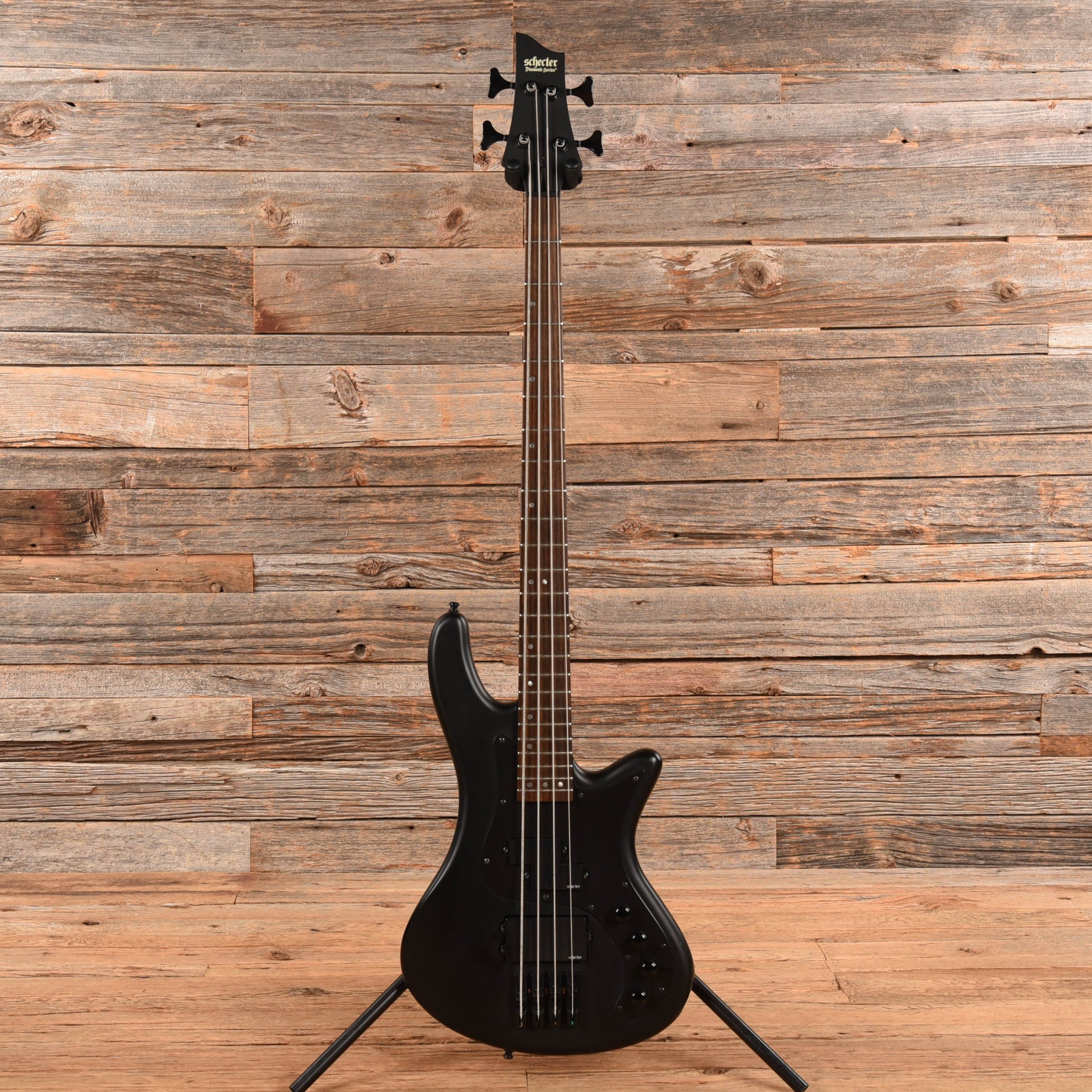 Schecter Stiletto Stealth-4 Satin Black 2019 Bass Guitars / 4-String