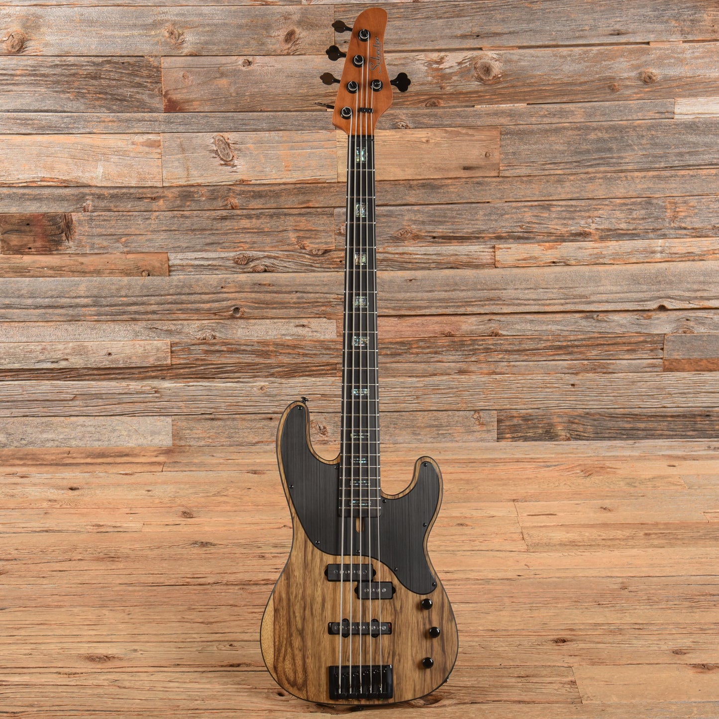 Schecter Model T Exotic Black Limba 2021 Bass Guitars / 5-String or More