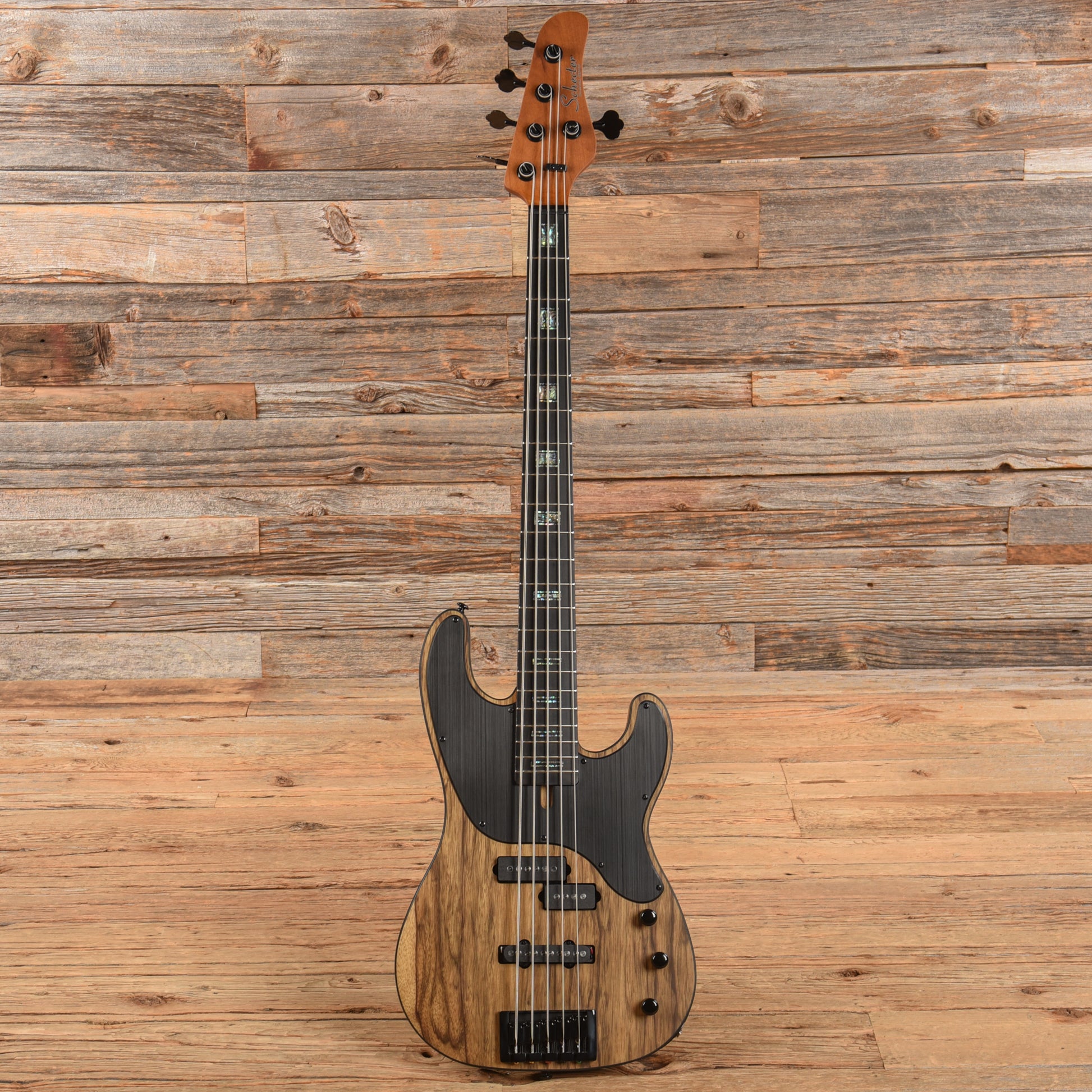Schecter Model T Exotic Black Limba 2021 Bass Guitars / 5-String or More