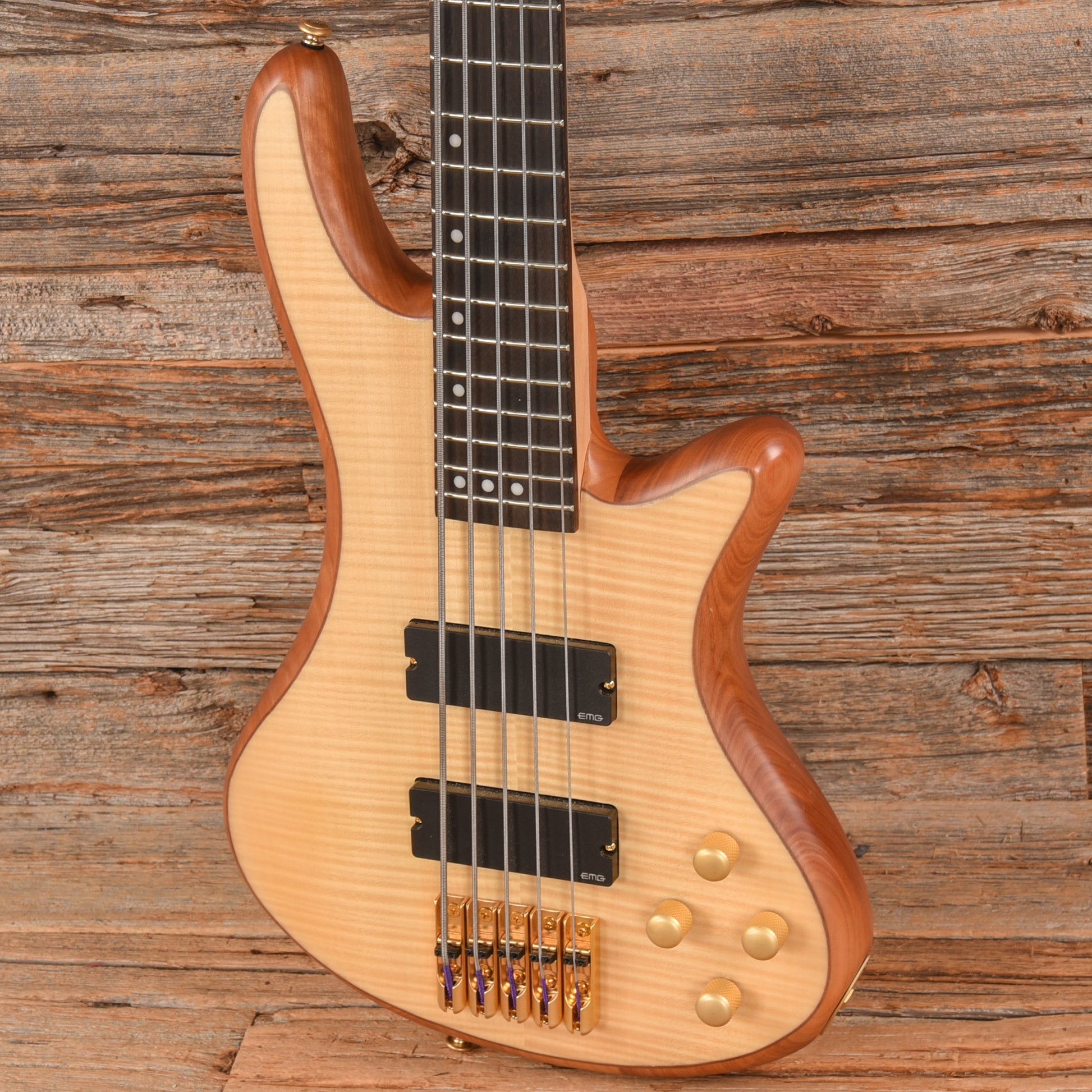 Schecter Stiletto Custom-5 Natural 2020 Bass Guitars / 5-String or More