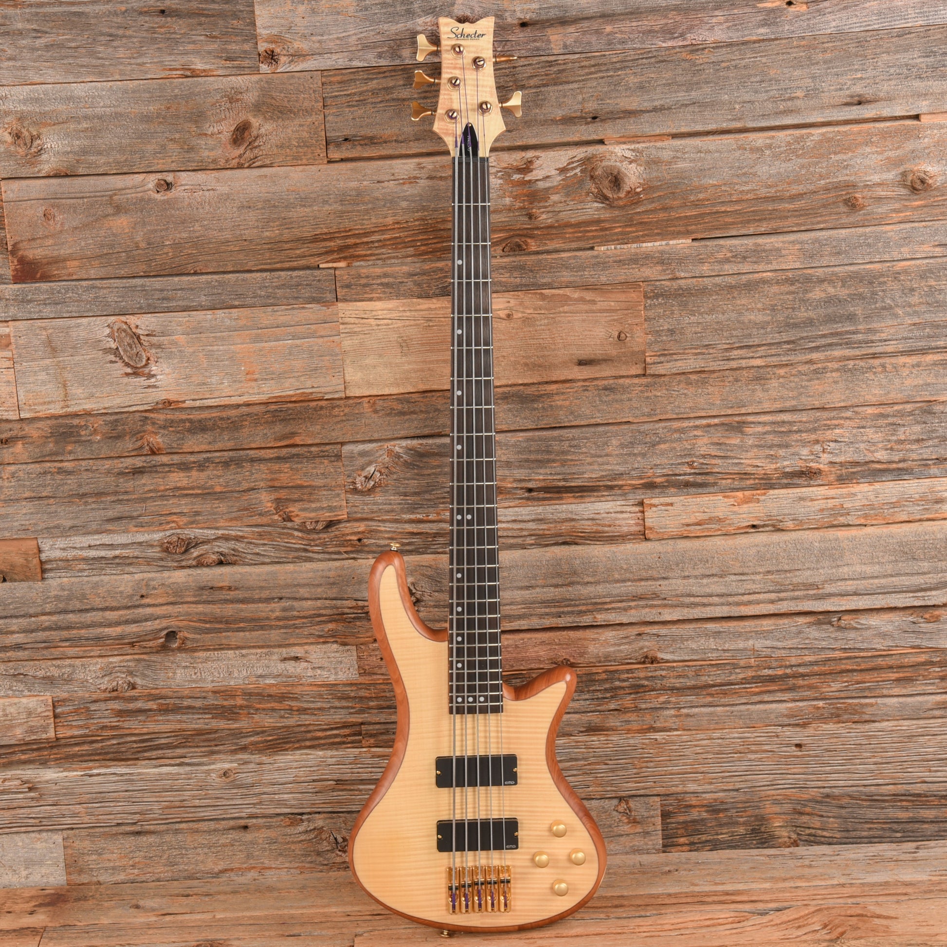 Schecter Stiletto Custom-5 Natural 2020 Bass Guitars / 5-String or More
