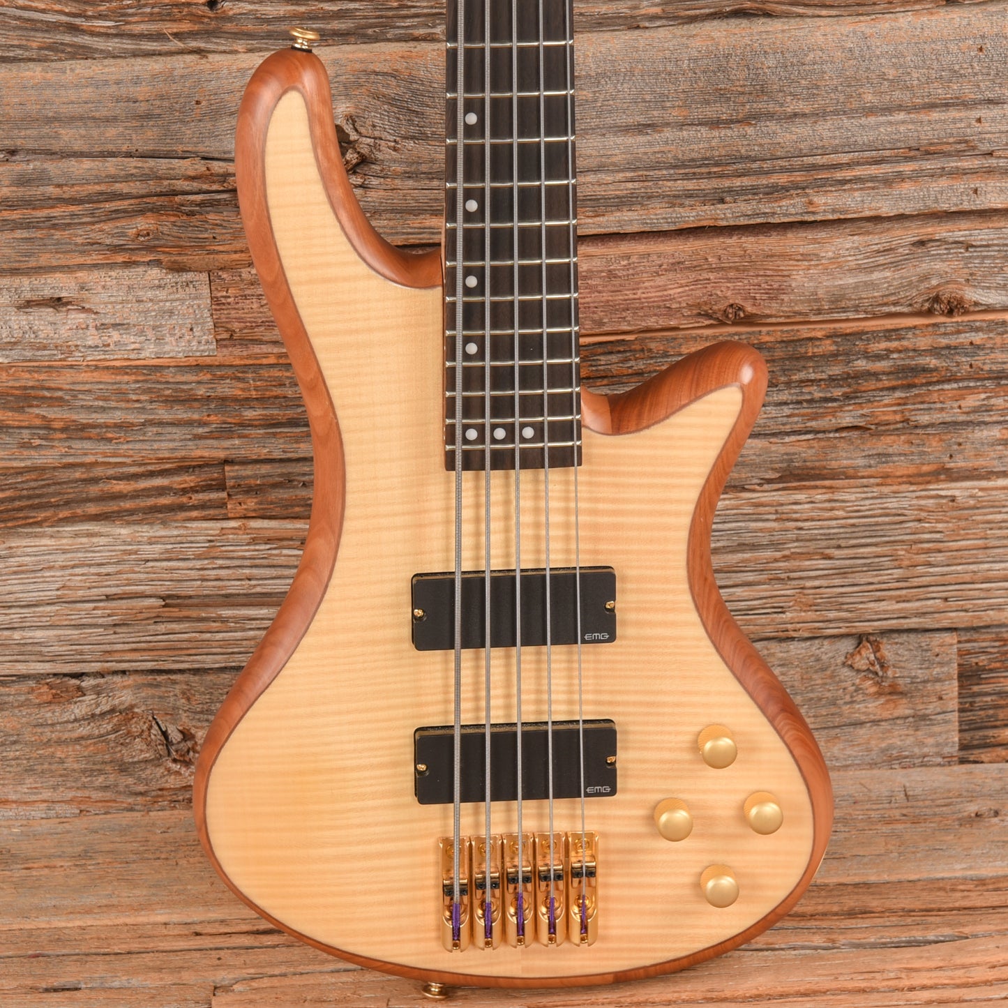 Schecter Stiletto Custom-5 Natural 2020 Bass Guitars / 5-String or More