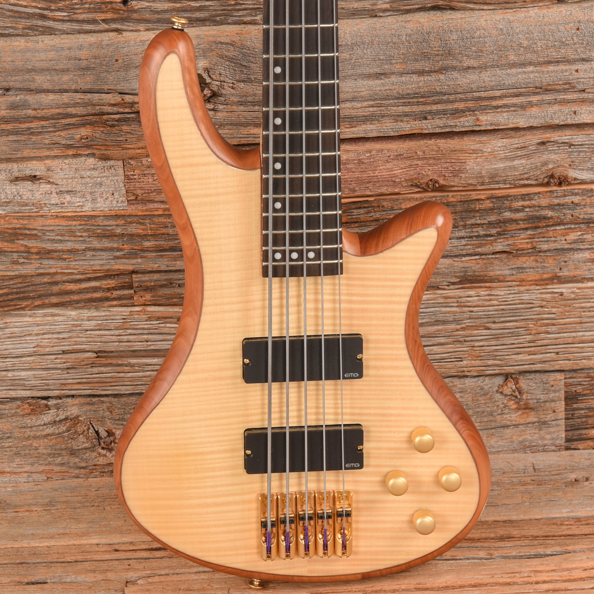 Schecter Stiletto Custom-5 Natural 2020 Bass Guitars / 5-String or More