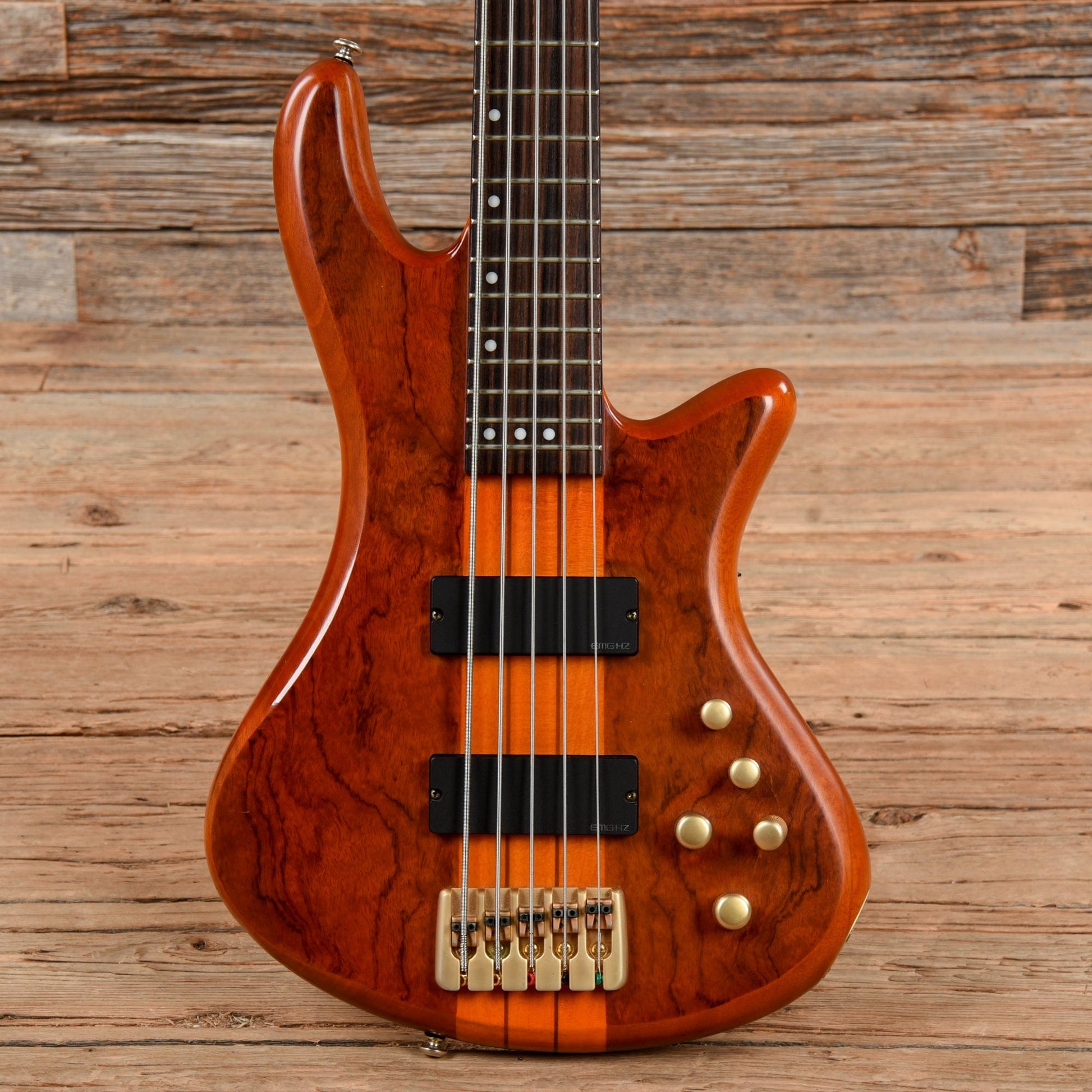 Schecter Stiletto Studio 5 Honey Satin 2010 Bass Guitars / 5-String or More