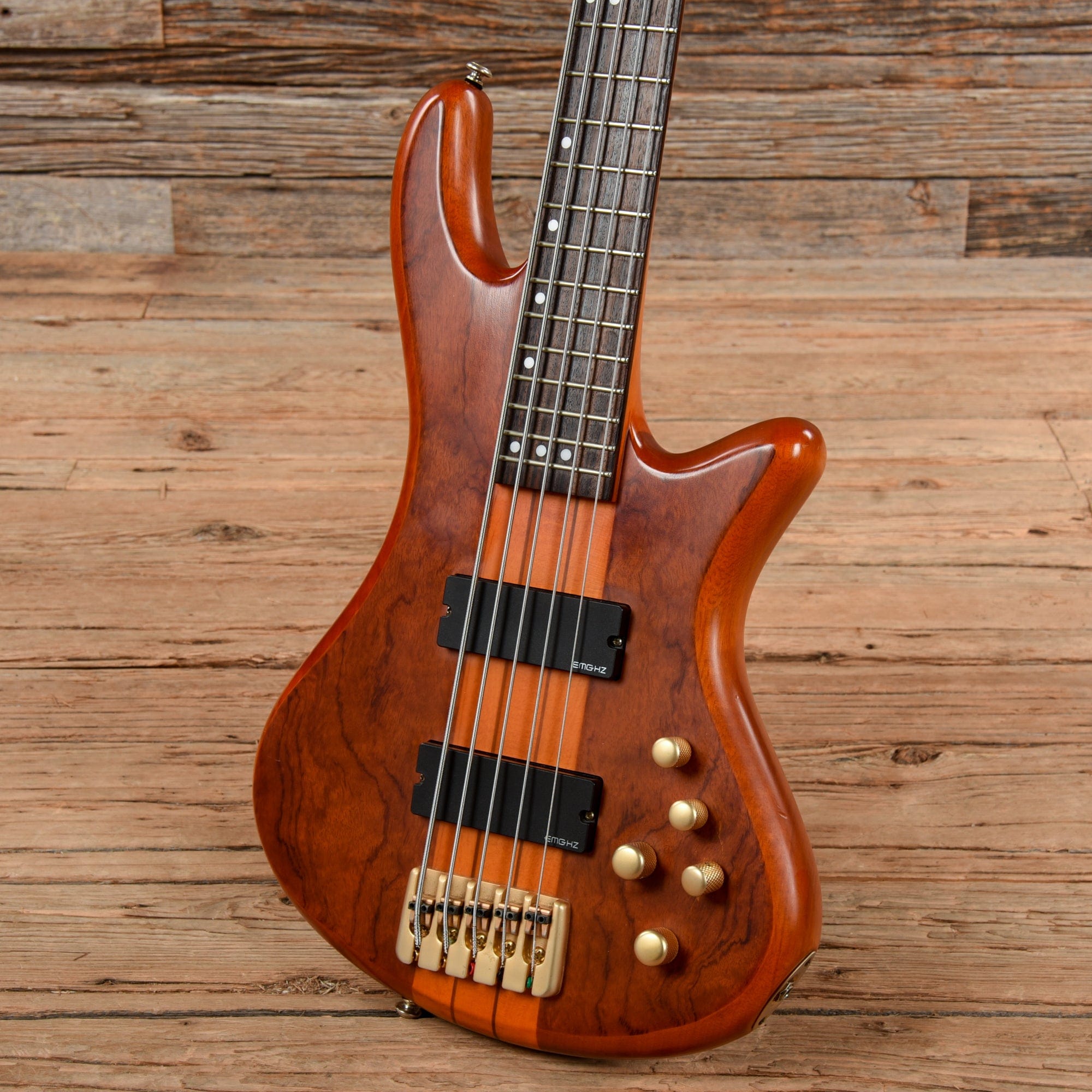 Schecter Stiletto Studio 5 Honey Satin 2010 Bass Guitars / 5-String or More